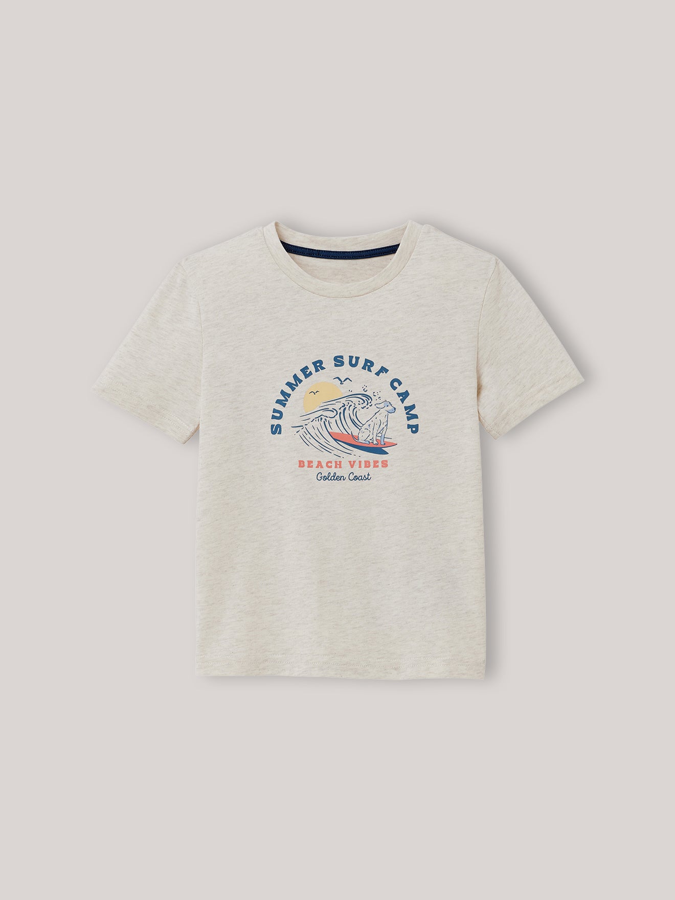 Chiné jongensshirt - Biokatoen