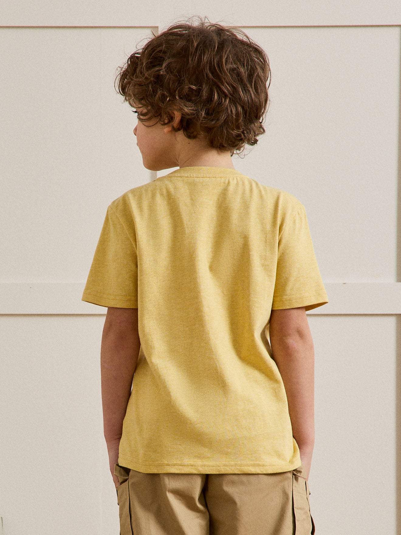 Chiné jongensshirt - Biokatoen
