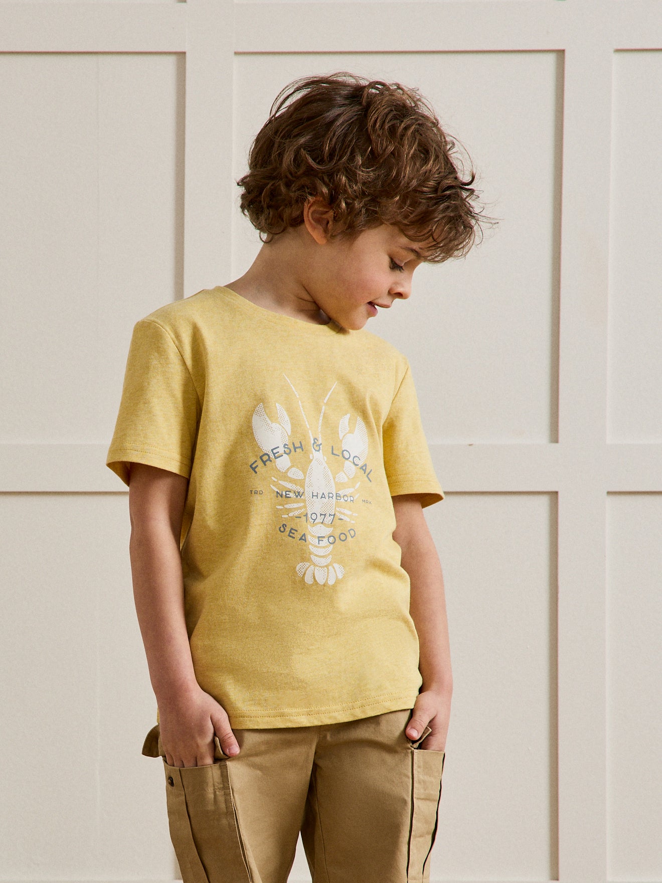 T-shirt chiné garçon - Coton biologique