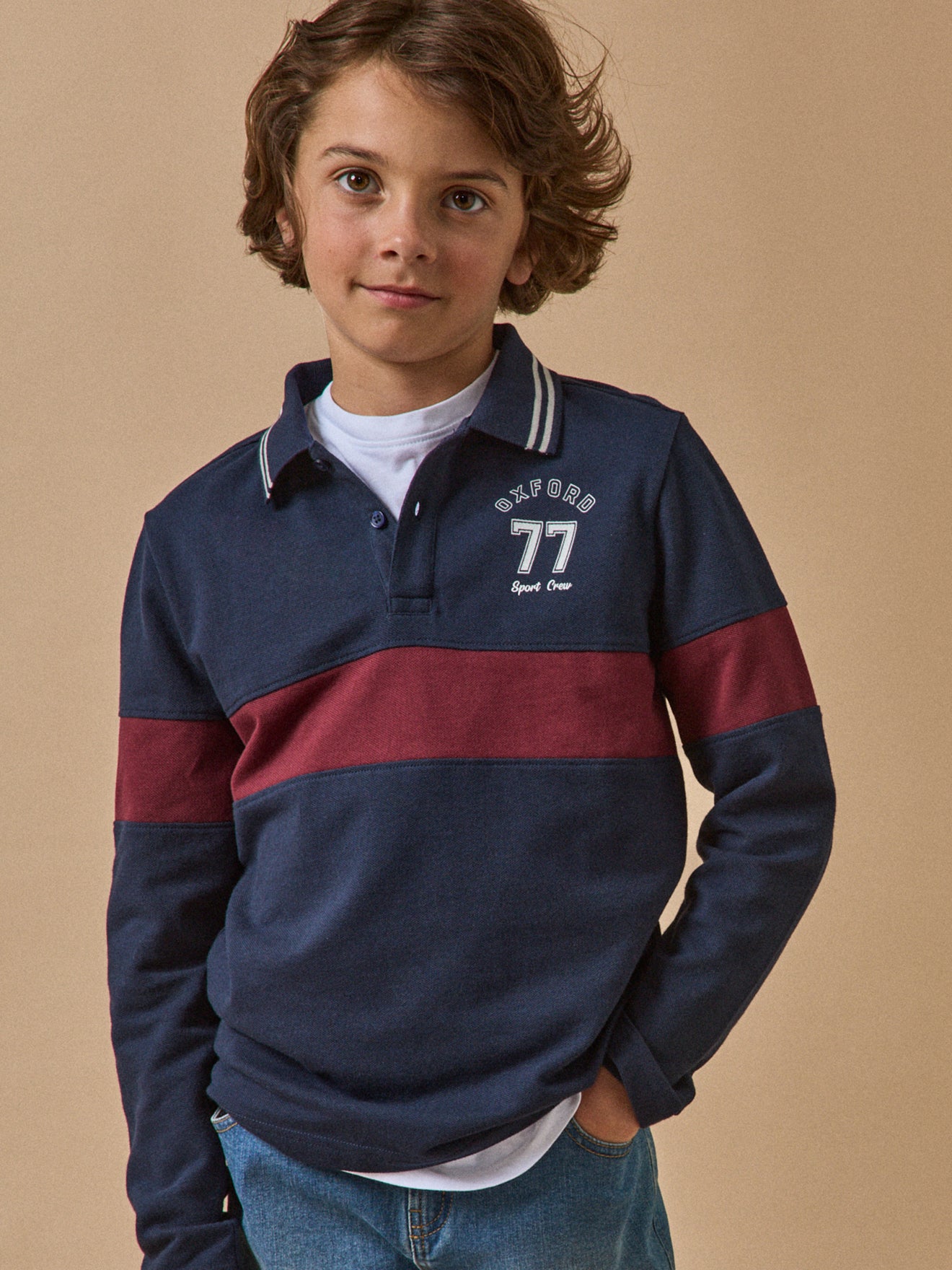 Jongenspolo in piquétricot - Biokatoen