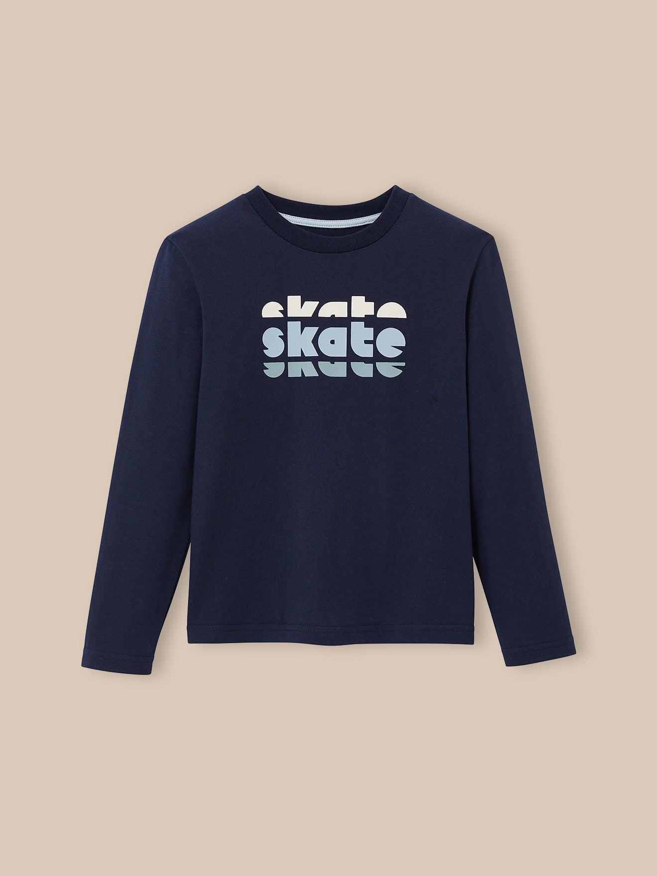Bedrukt jongensshirt - Biokatoen