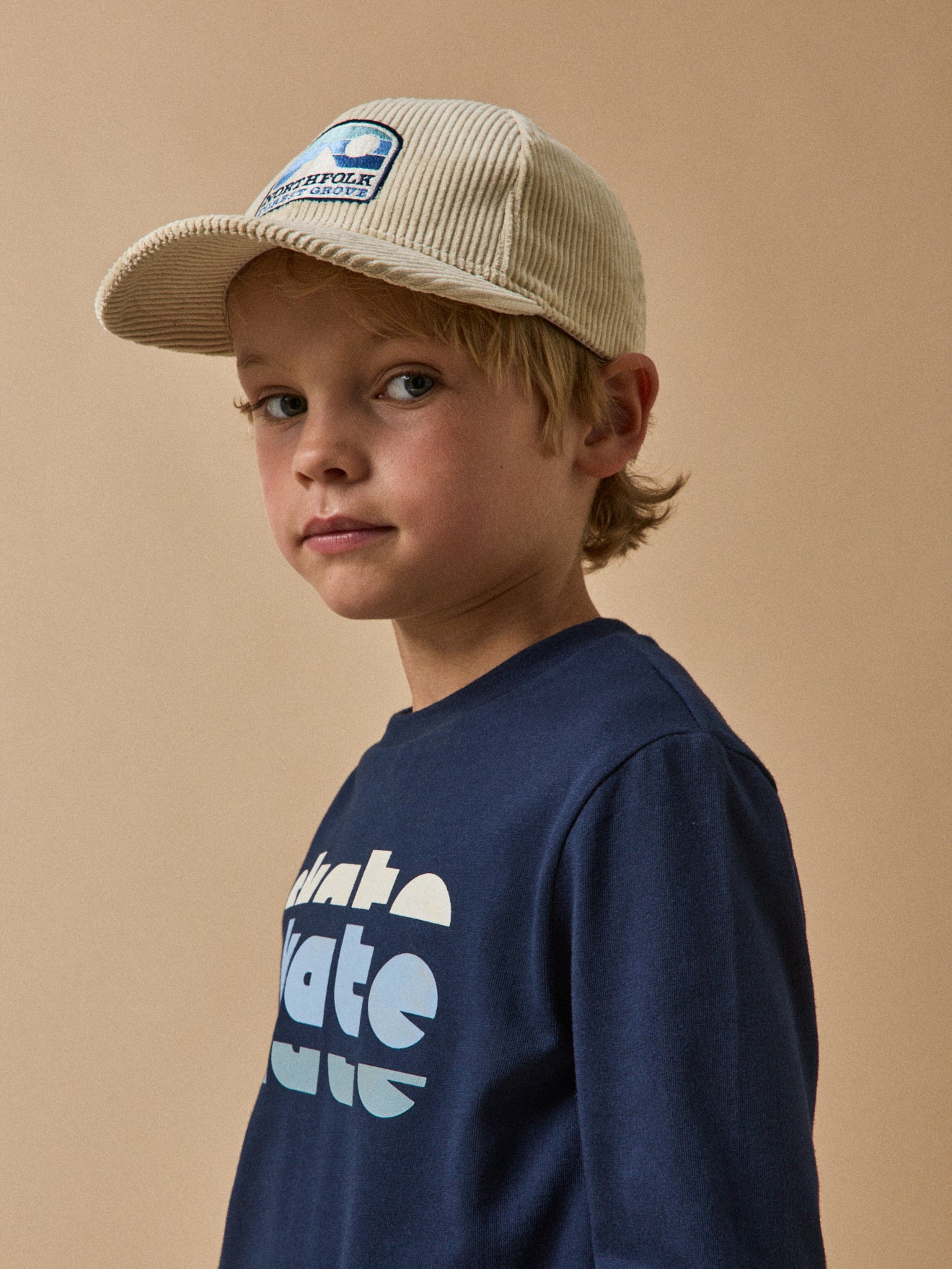 Bedrukt jongensshirt - Biokatoen