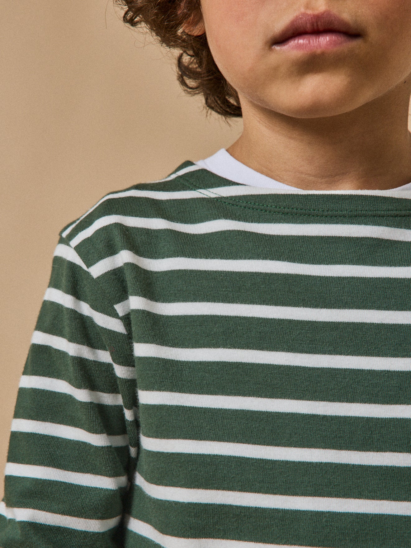 Jongensshirt in marinestijl - Biokatoen