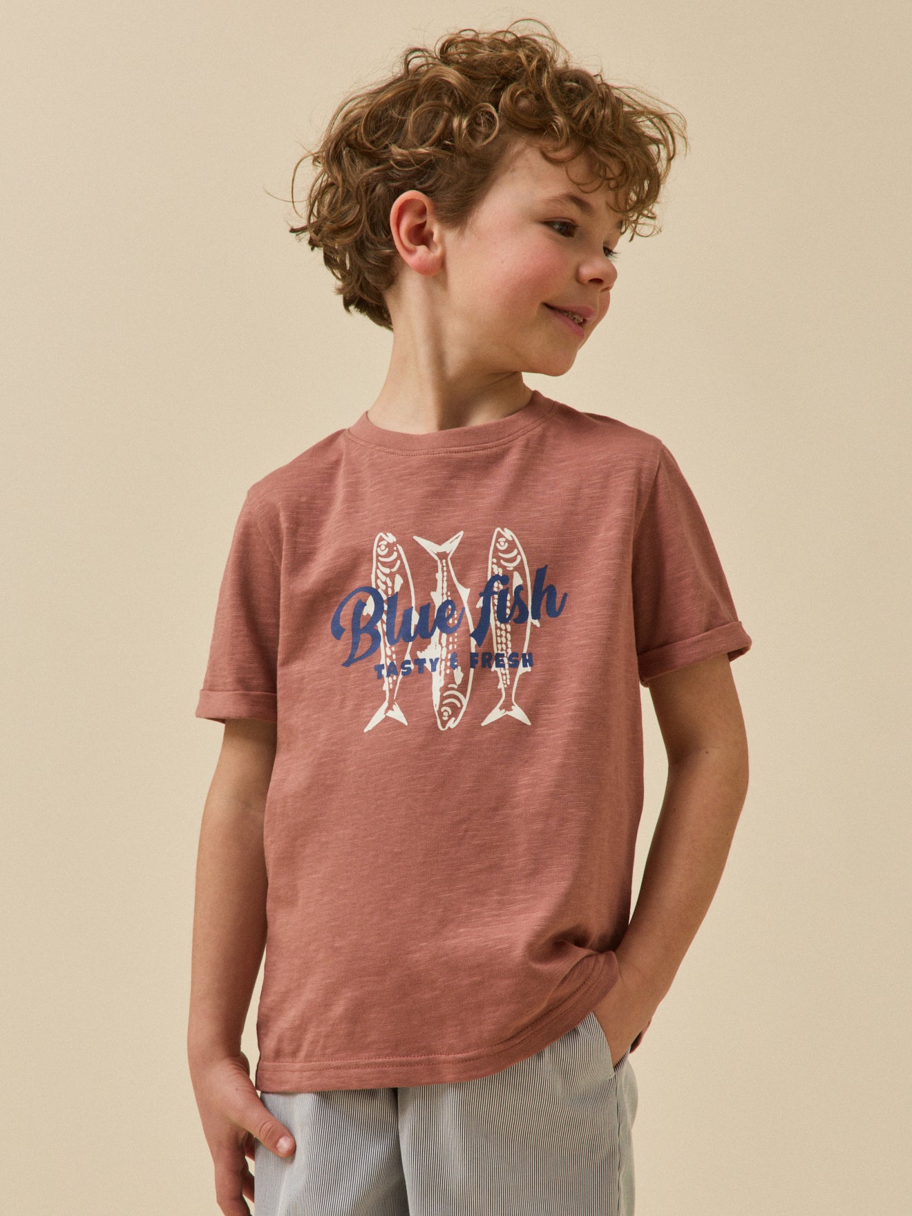 Jongensshirt met print - Biokatoen