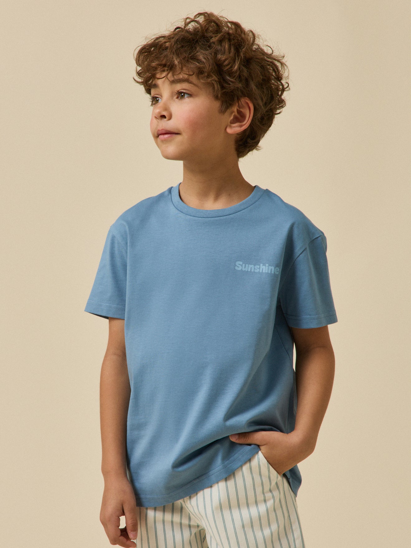 Jongensshirt Sunshine - Biokatoen