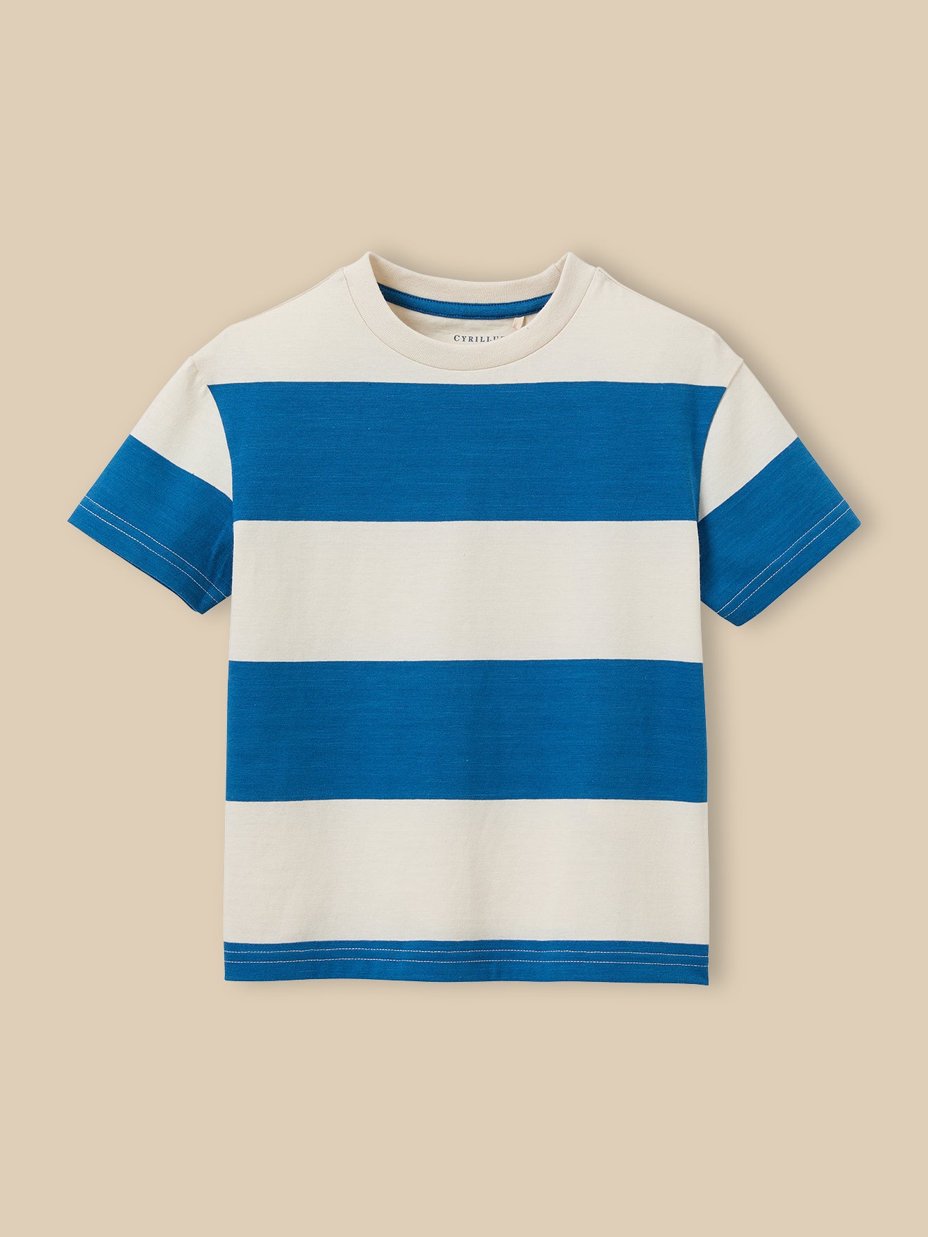 Gestreept jongensshirt - Biokatoen