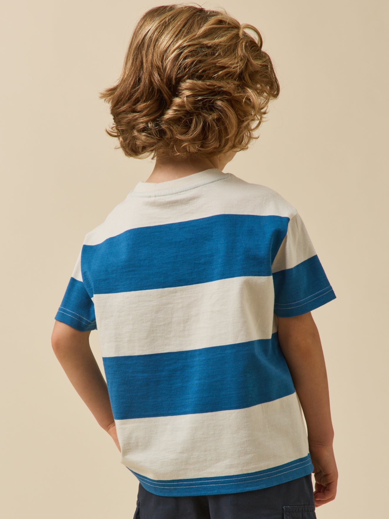 Gestreept jongensshirt - Biokatoen