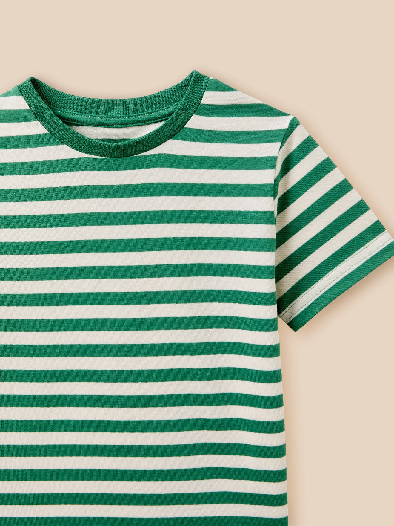 Gestreept jongensshirt - Biokatoen