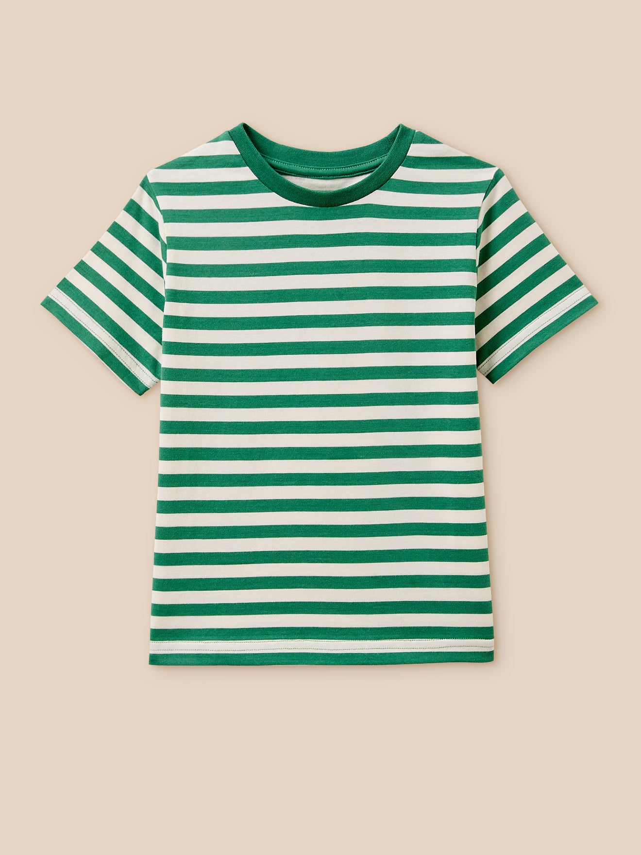 Gestreept jongensshirt - Biokatoen