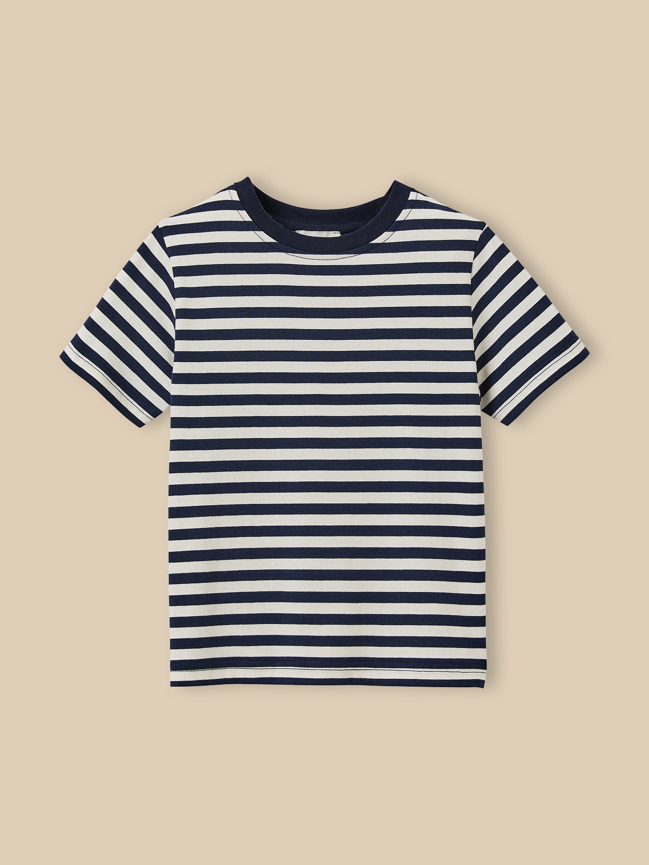 Gestreept jongensshirt - Biokatoen