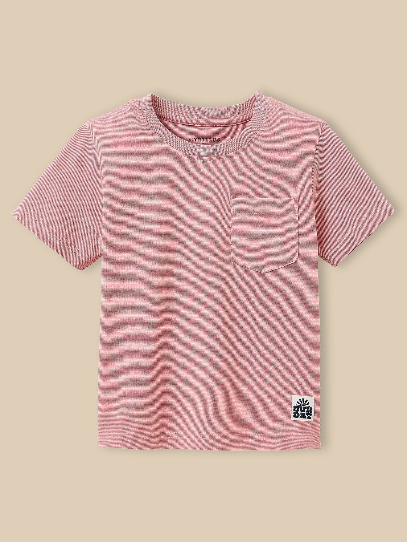 Gestreept jongensshirt - Biokatoen