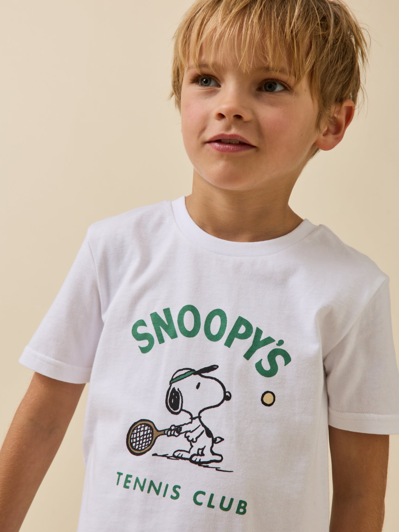 Kindershirt Cyrillus x PEANUTS(TM), Snoopy collectie