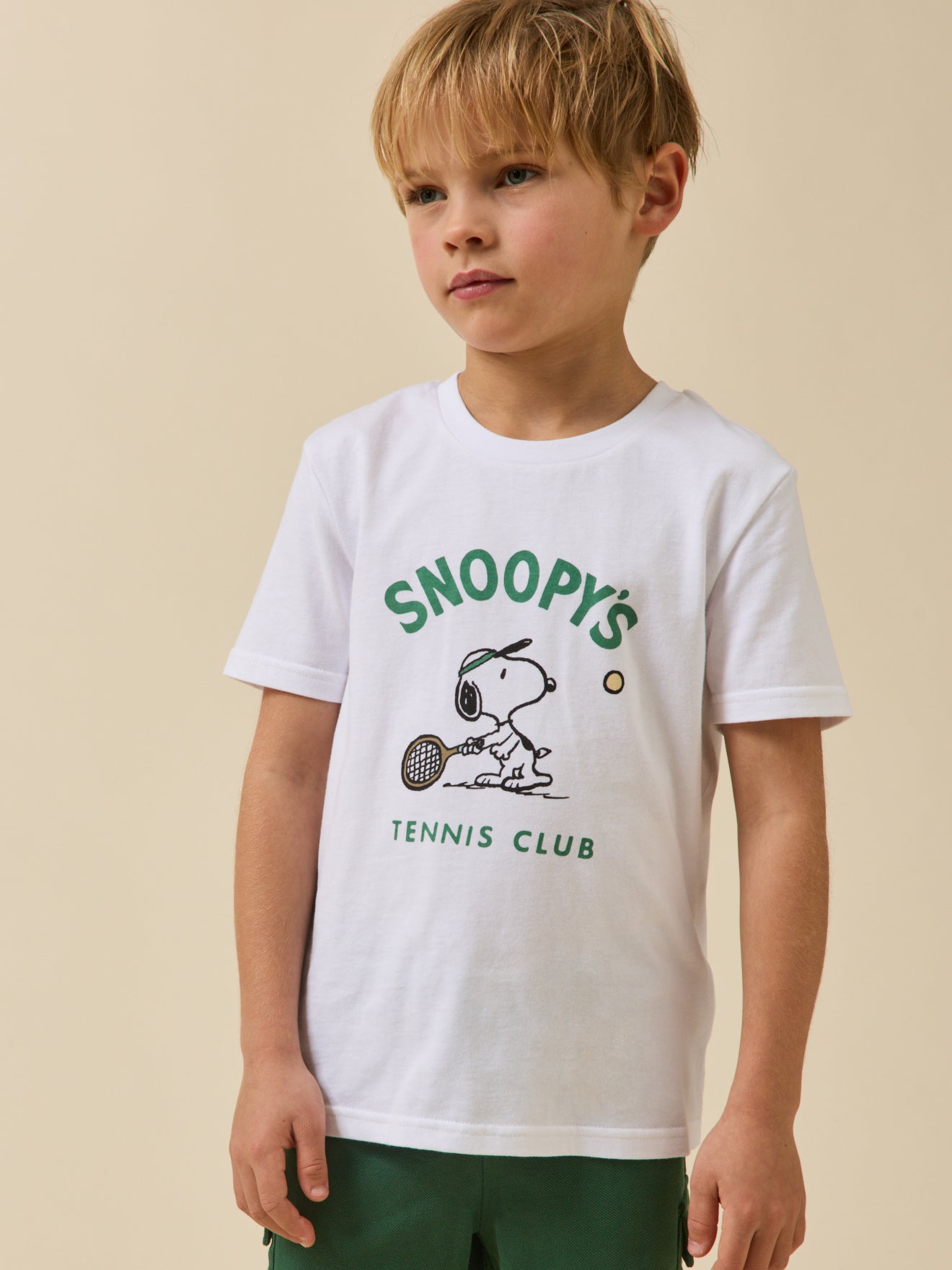 Kindershirt Cyrillus x PEANUTS(TM), Snoopy collectie