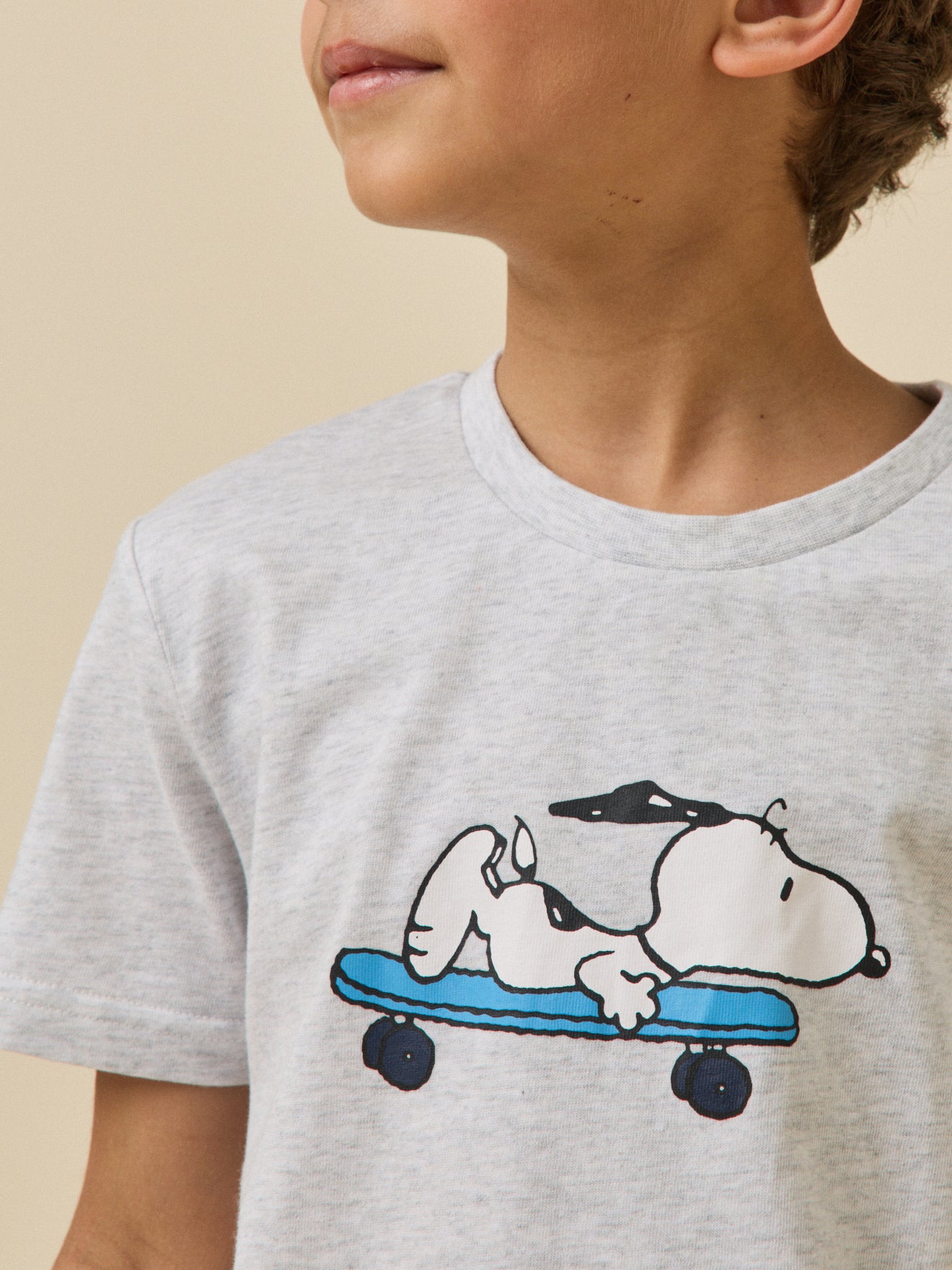 Kindershirt Cyrillus x PEANUTS(TM), Snoopy collectie
