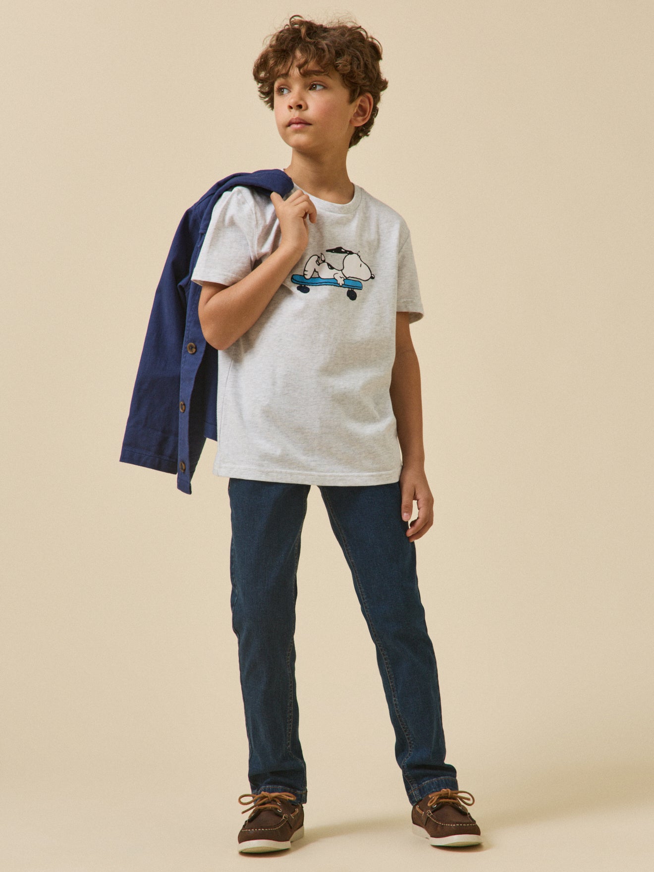 Kindershirt Cyrillus x PEANUTS(TM), Snoopy collectie