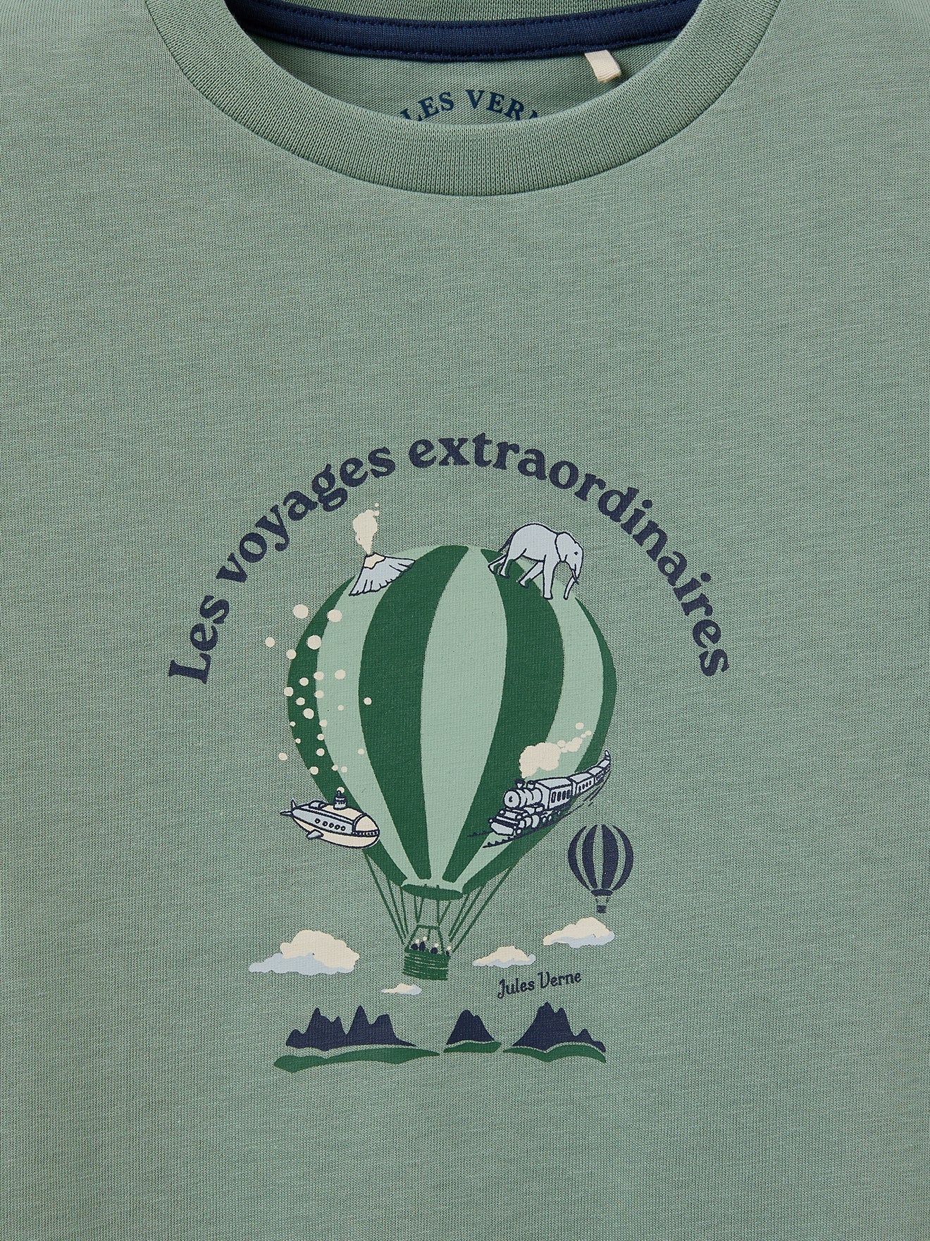Kindershirt, collectie Jules Verne - Biologisch katoen