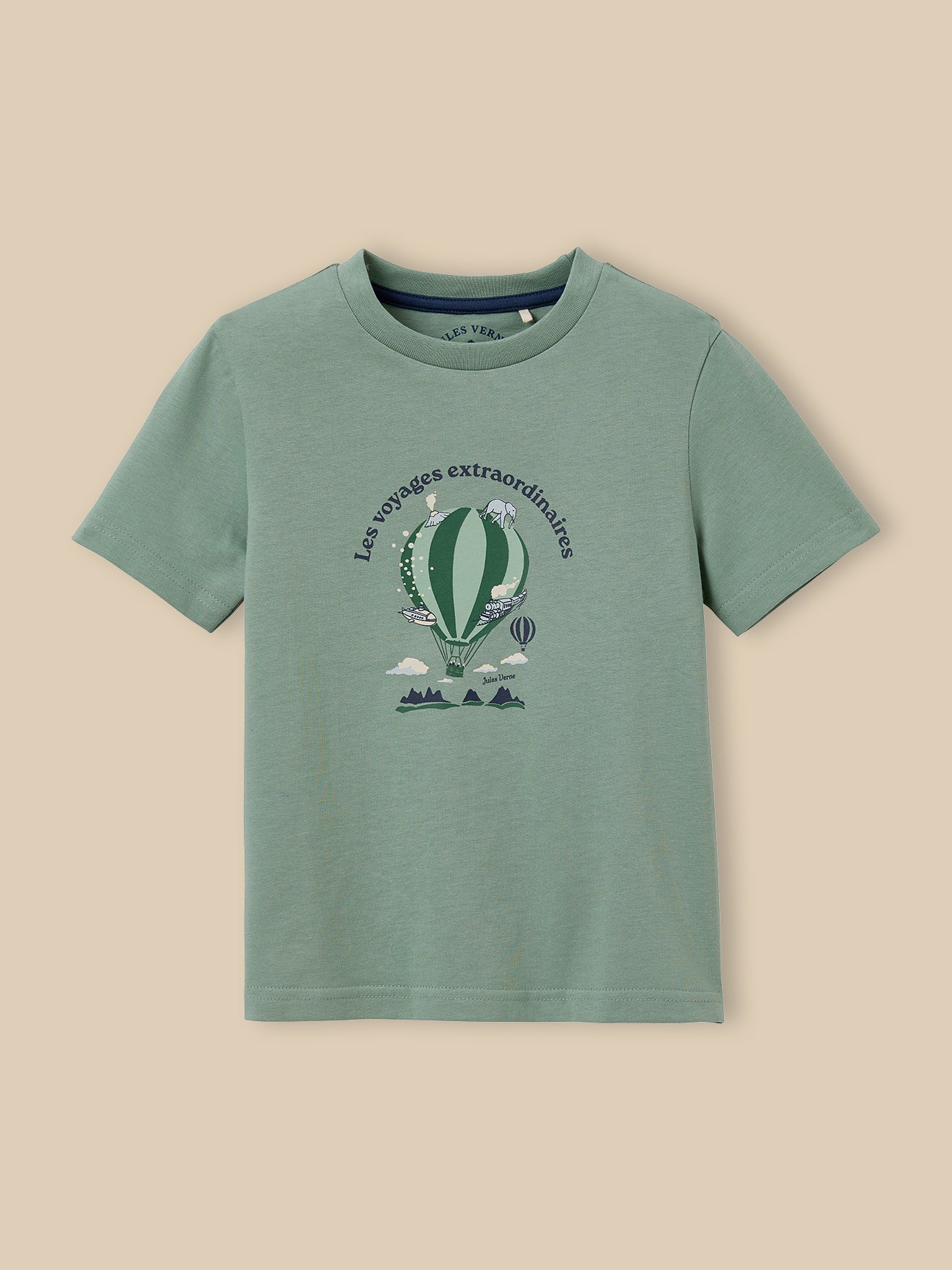 Kindershirt, collectie Jules Verne - Biologisch katoen