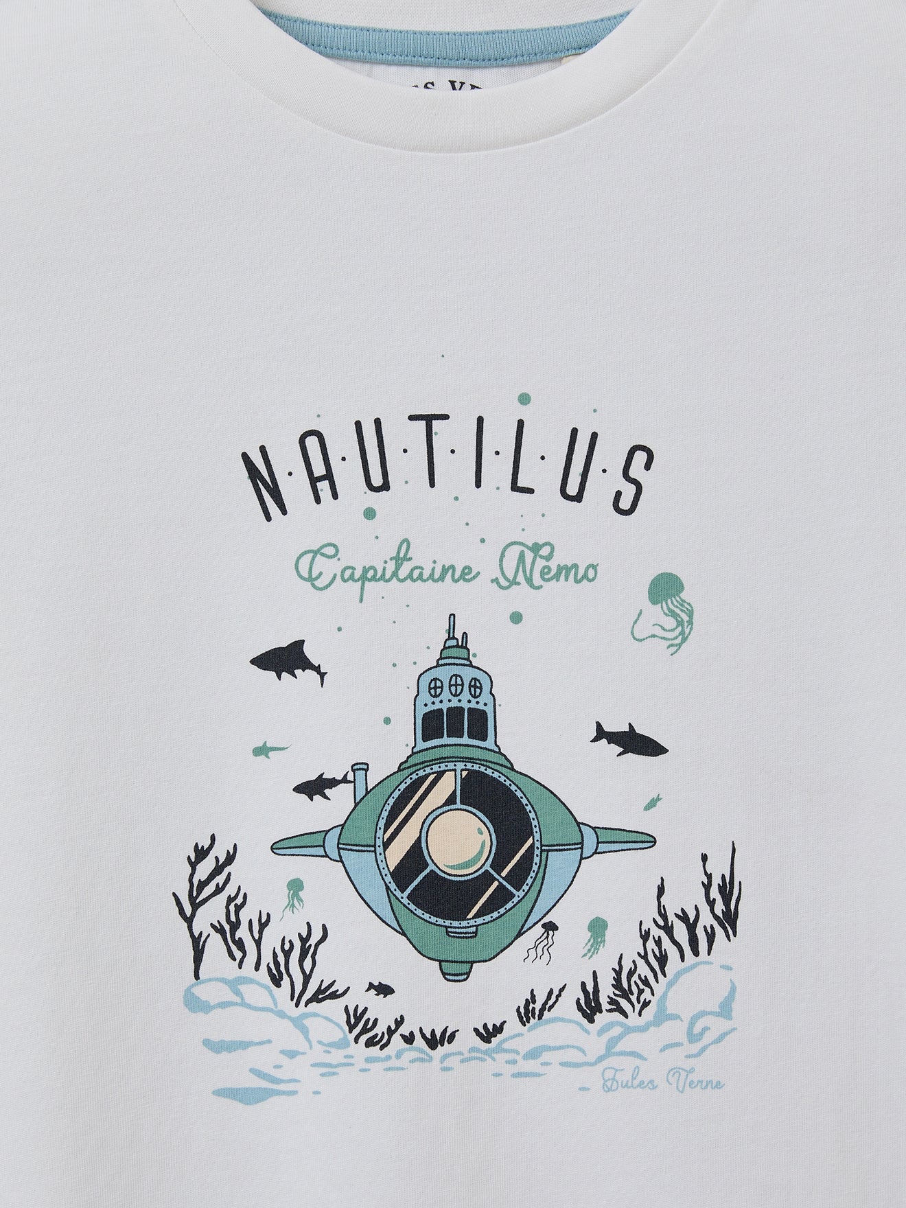 Kindershirt, collectie Jules Verne - Biologisch katoen