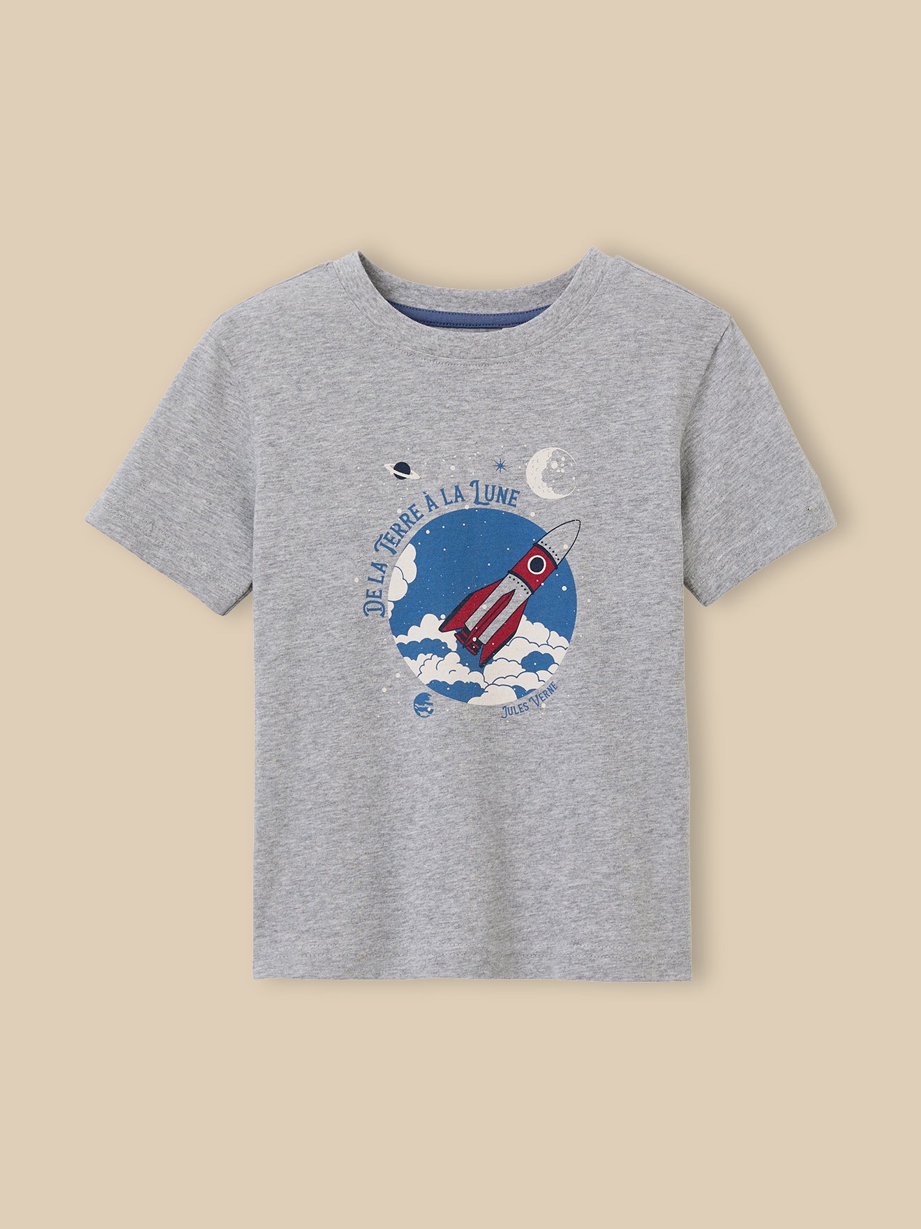 Kindershirt, collectie Jules Verne - Biologisch katoen