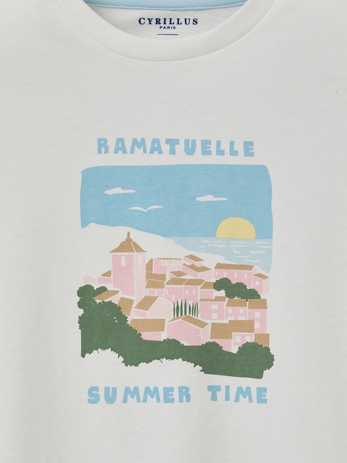 Jongensshirt Ramatuelle - Biokatoen