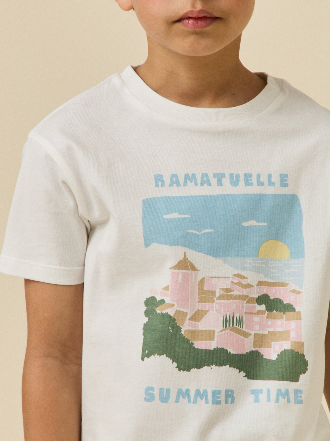 Jongensshirt Ramatuelle - Biokatoen