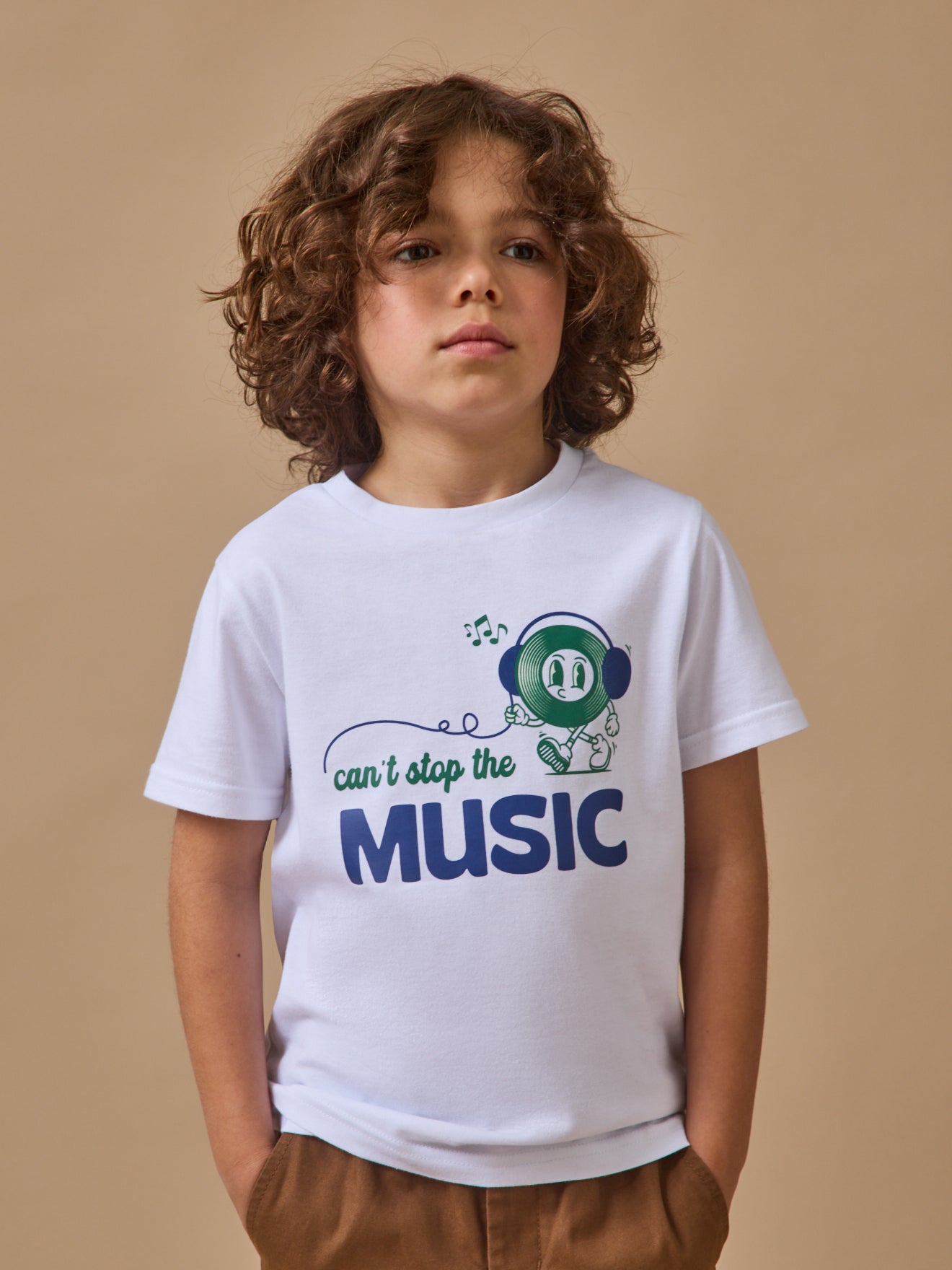 Jongensshirt met print - Biologisch katoen