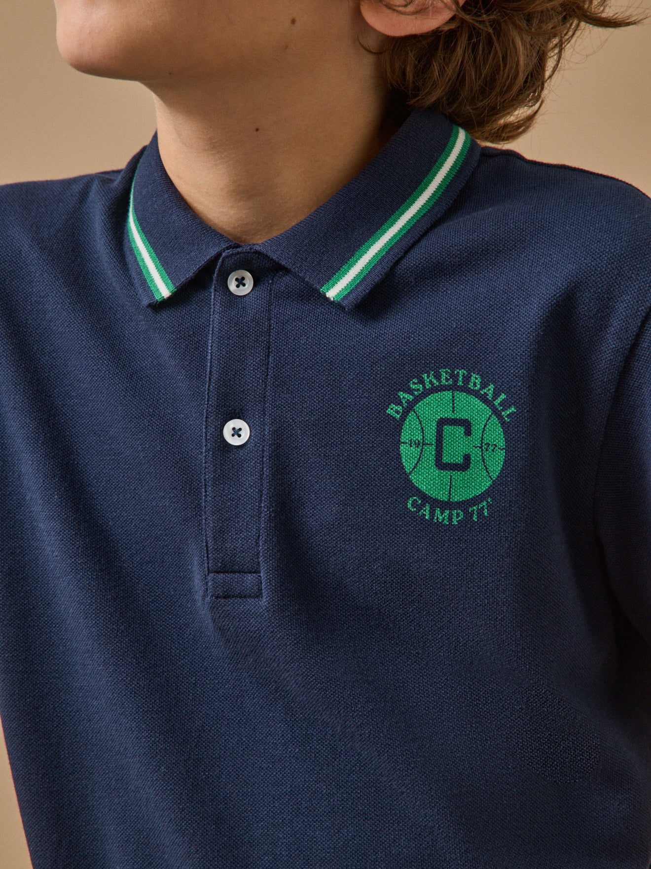 Jongenspolo in piquétricot