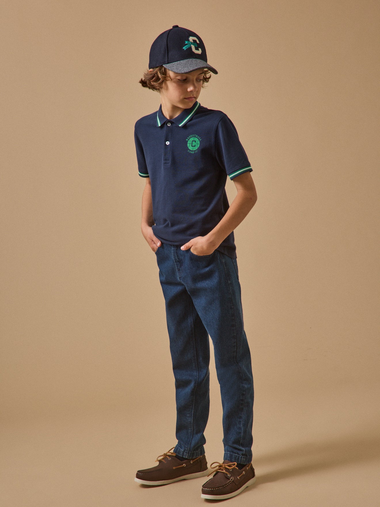 Jongenspolo in piquétricot