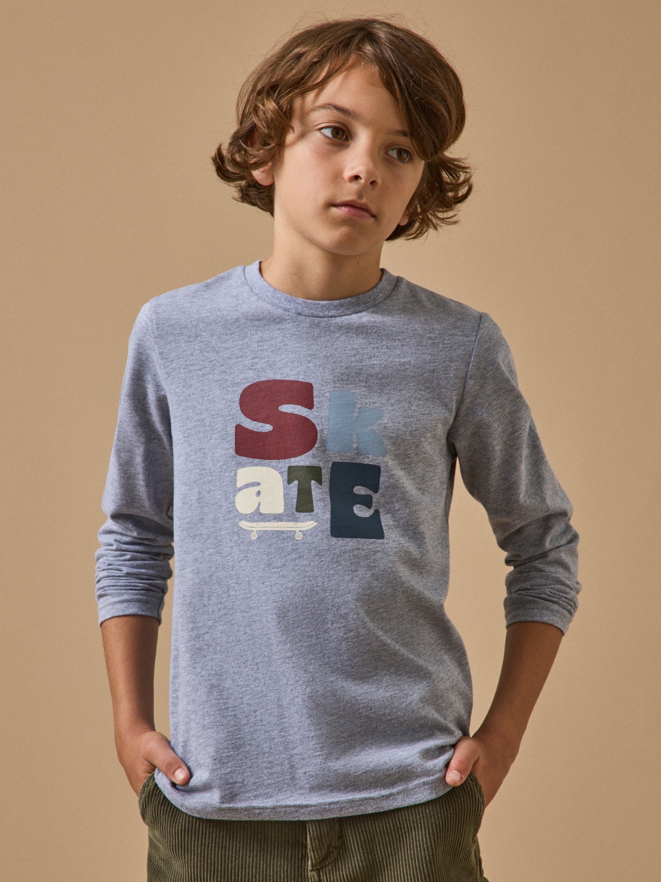 Jongensshirt met print - biokatoen