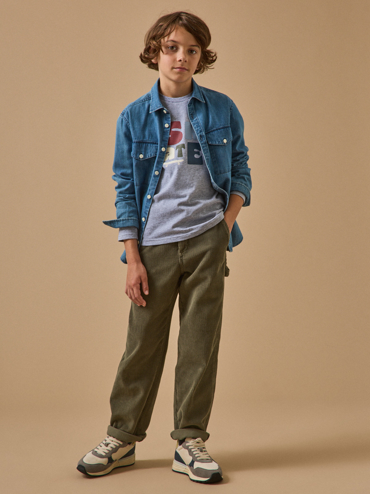 Jongensshirt met print - biokatoen