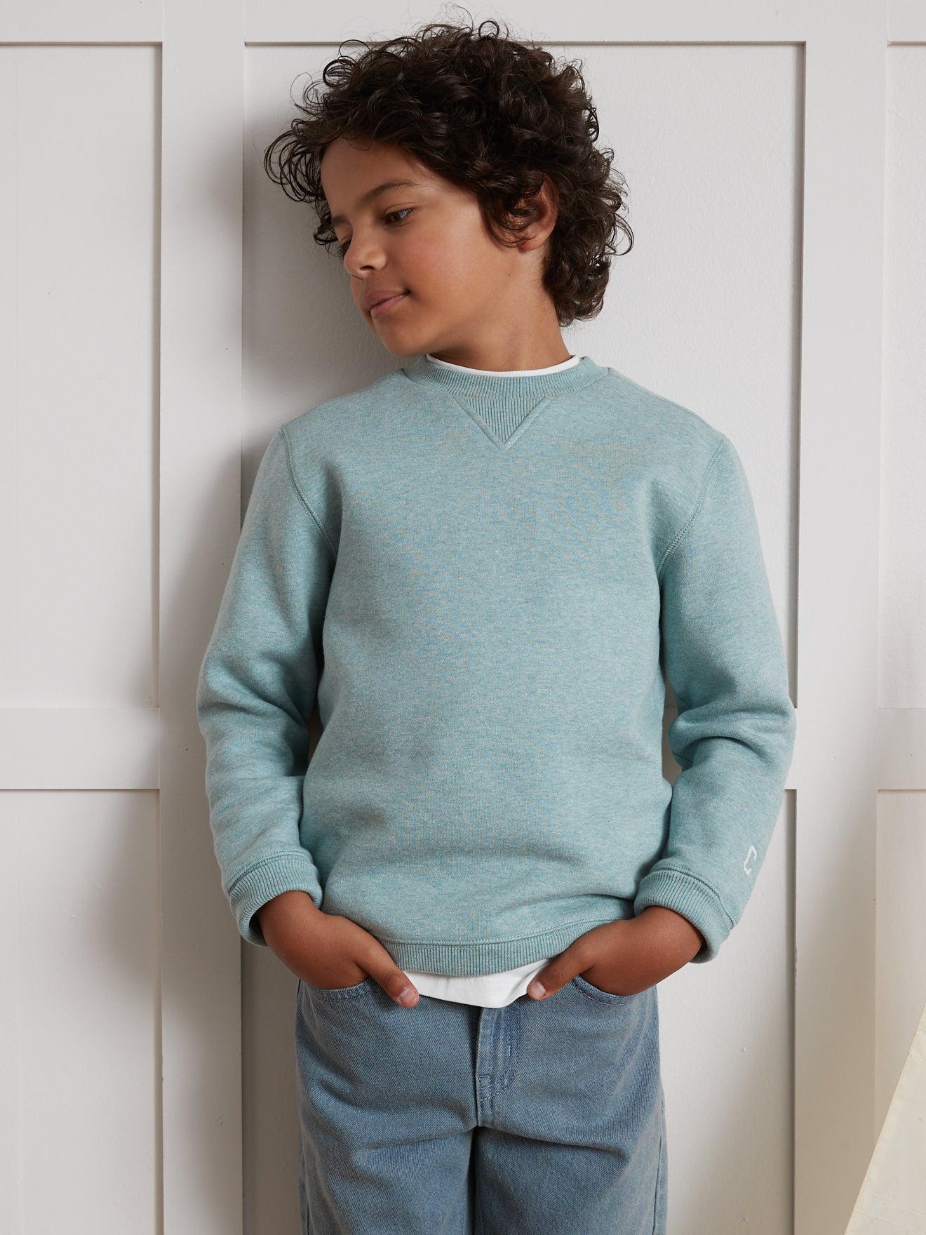 Sweat Garçon col rond