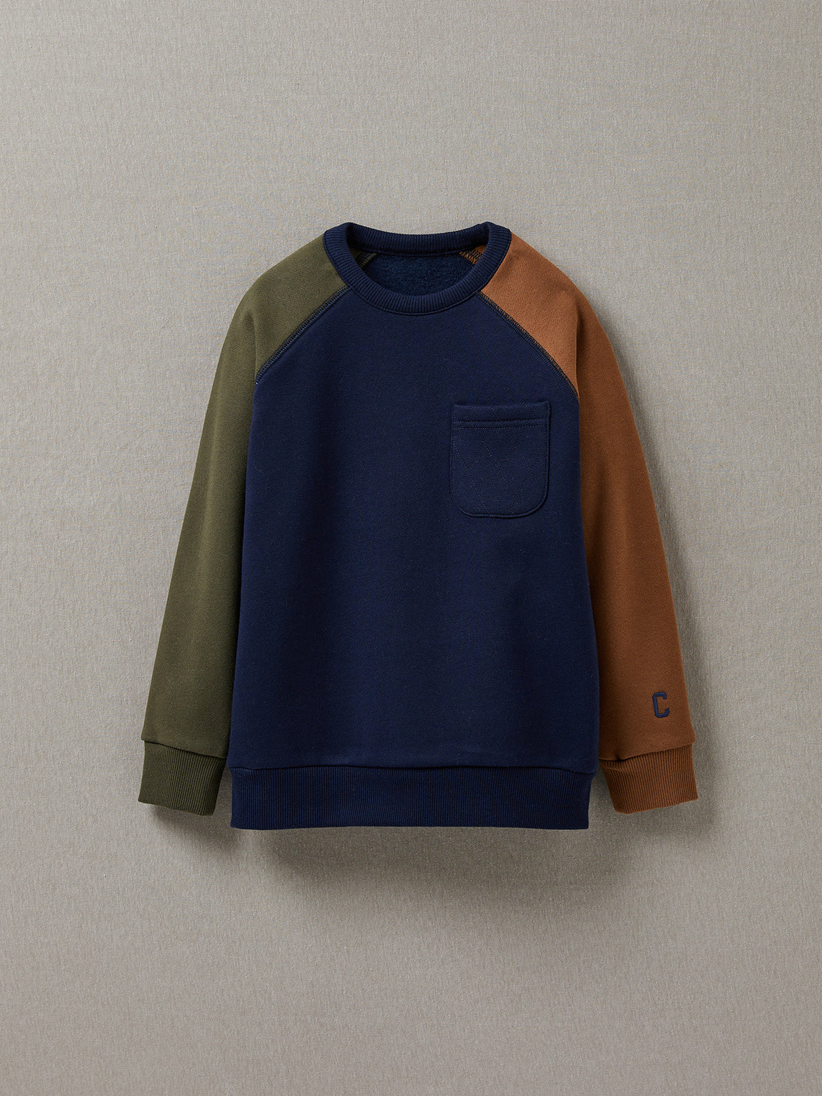 Jongenssweater met color blocks