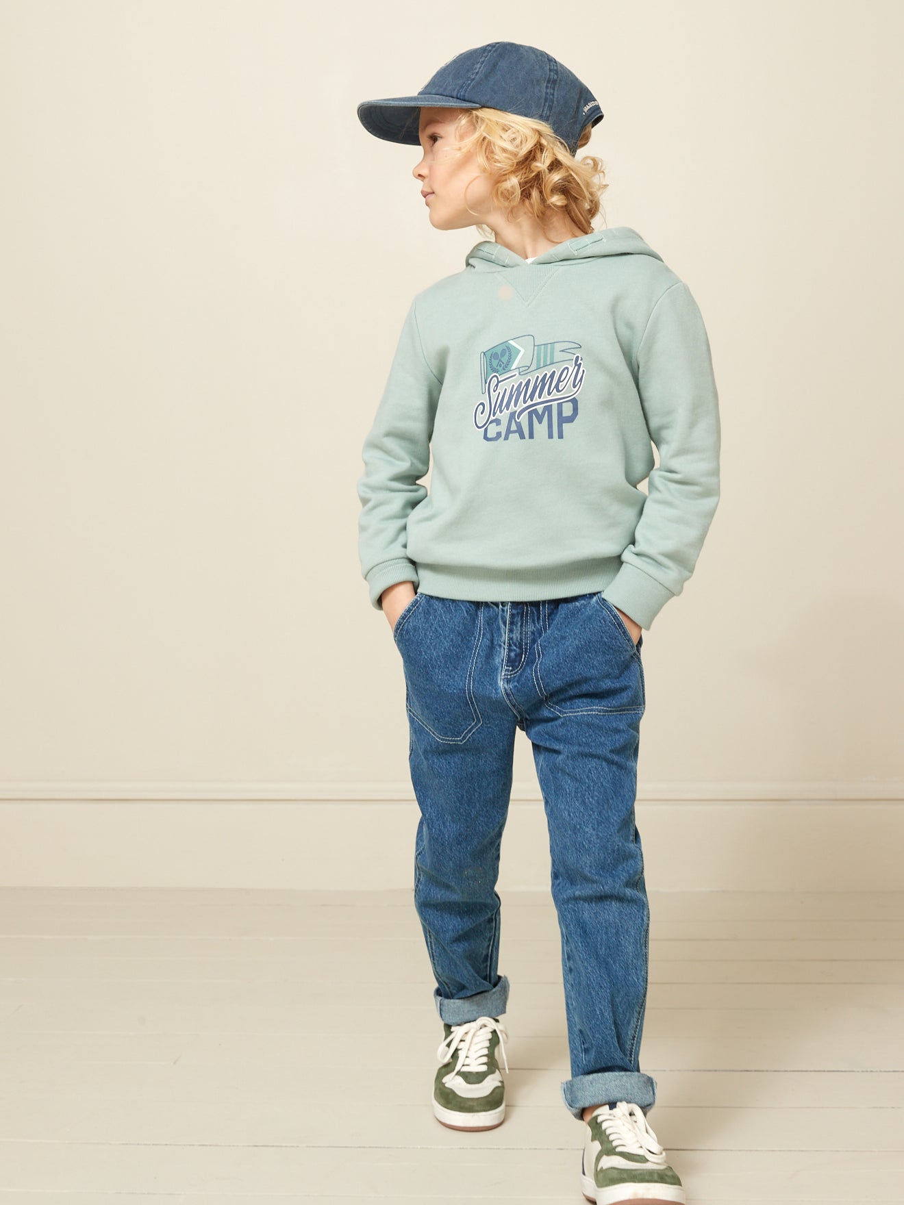 Sweat à capuche Garçon - Coton biologique