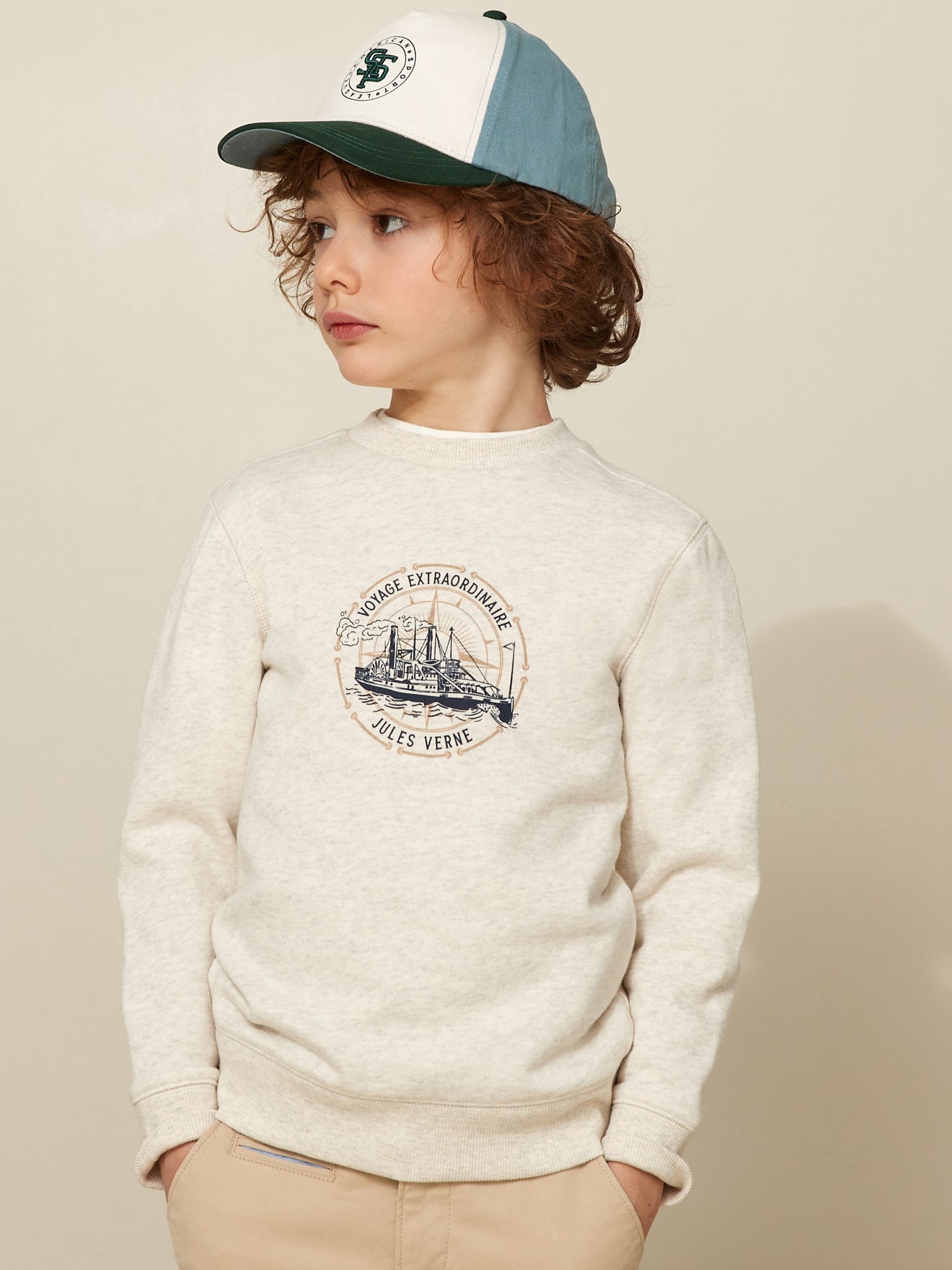 Sweat Enfant Collection Jules Verne - Coton biologique