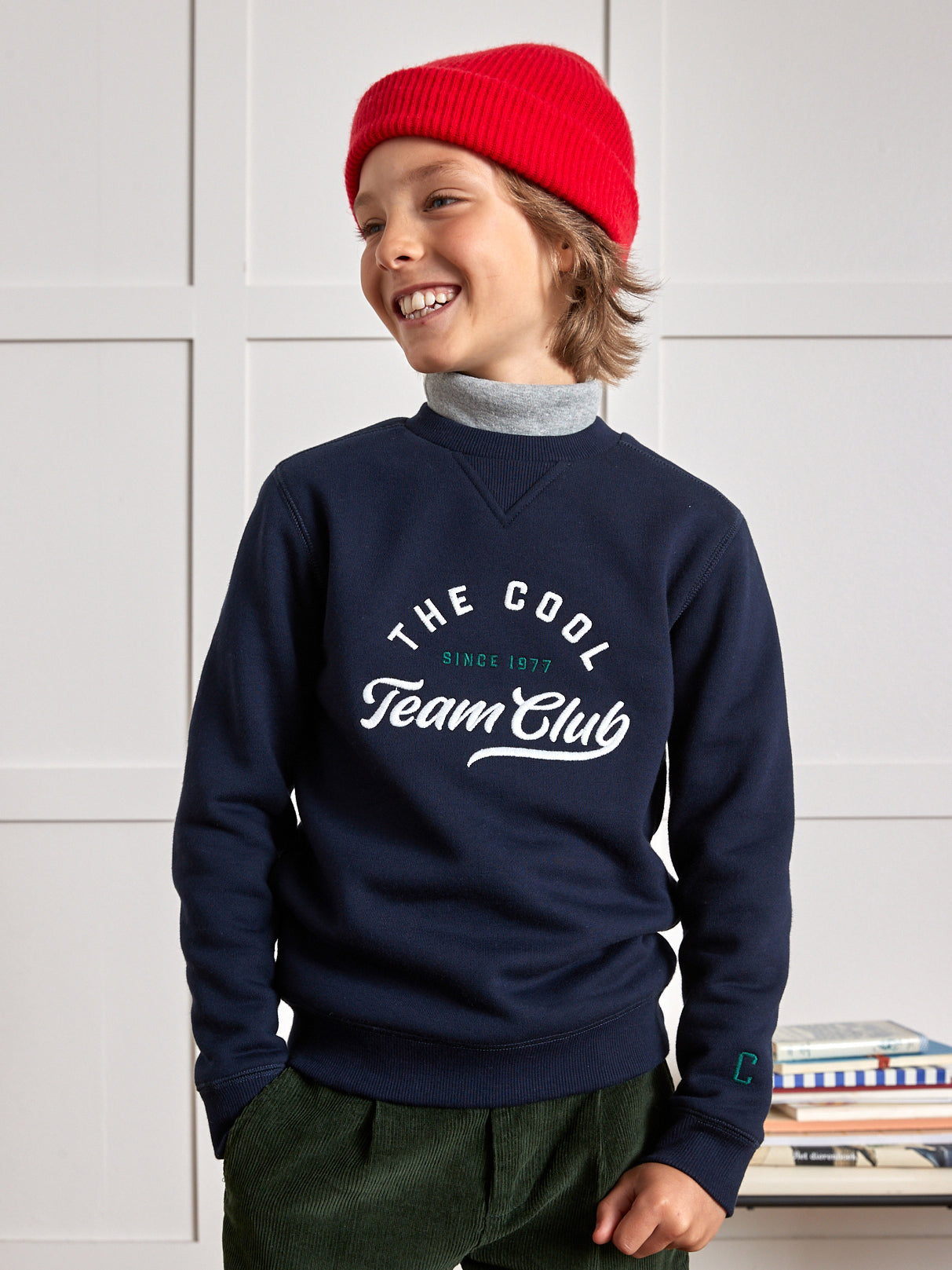 Sweat "team club" Garçon