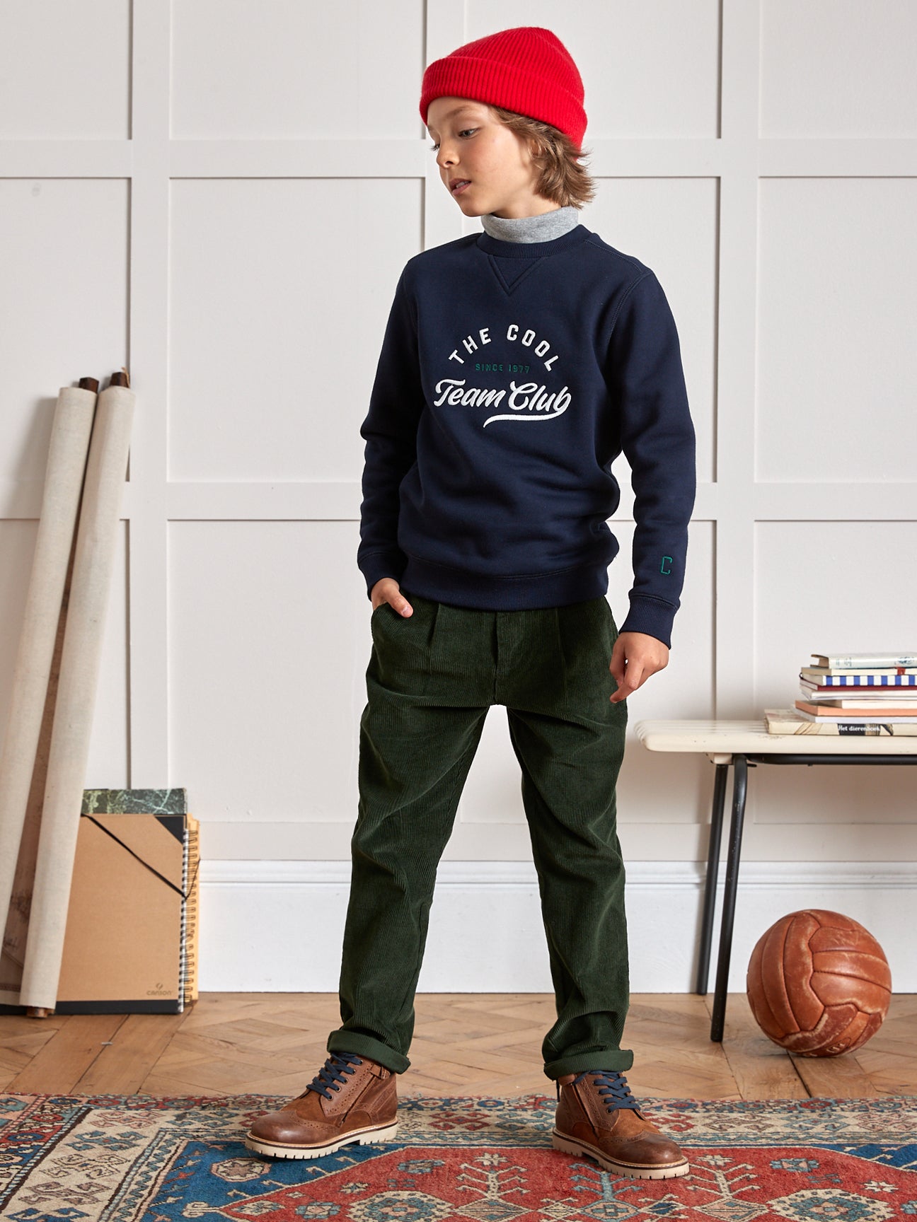 Sweat "team club" Garçon