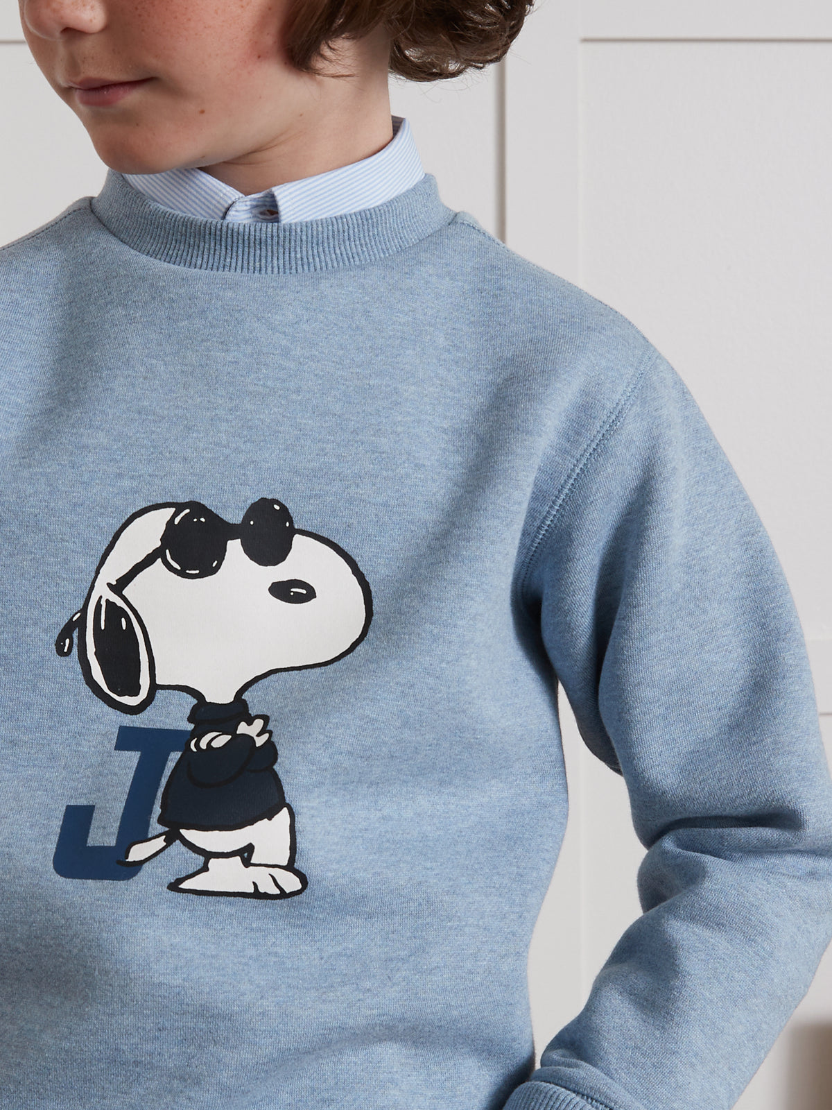 Kindersweater Cyrillus x PEANUTS(TM), Snoopy collectie