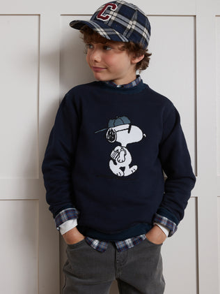 Kindersweater Cyrillus x PEANUTS(TM), Snoopy collectie