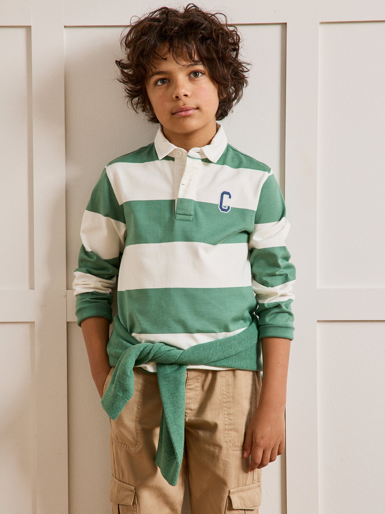 Polo-rugby Garçon - Coton biologique