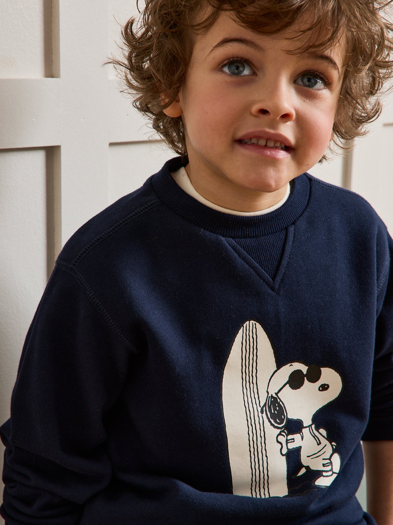 Kindersweater Cyrillus x PEANUTS(TM), Snoopy collectie