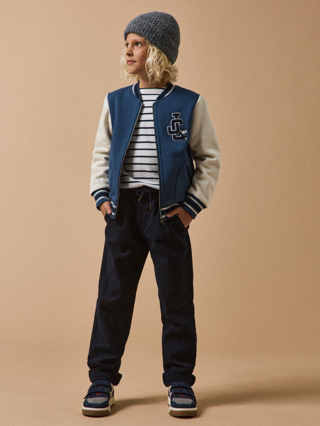 Jongenssweater Cyrillus x PEANUTS(TM), Snoopy collectie