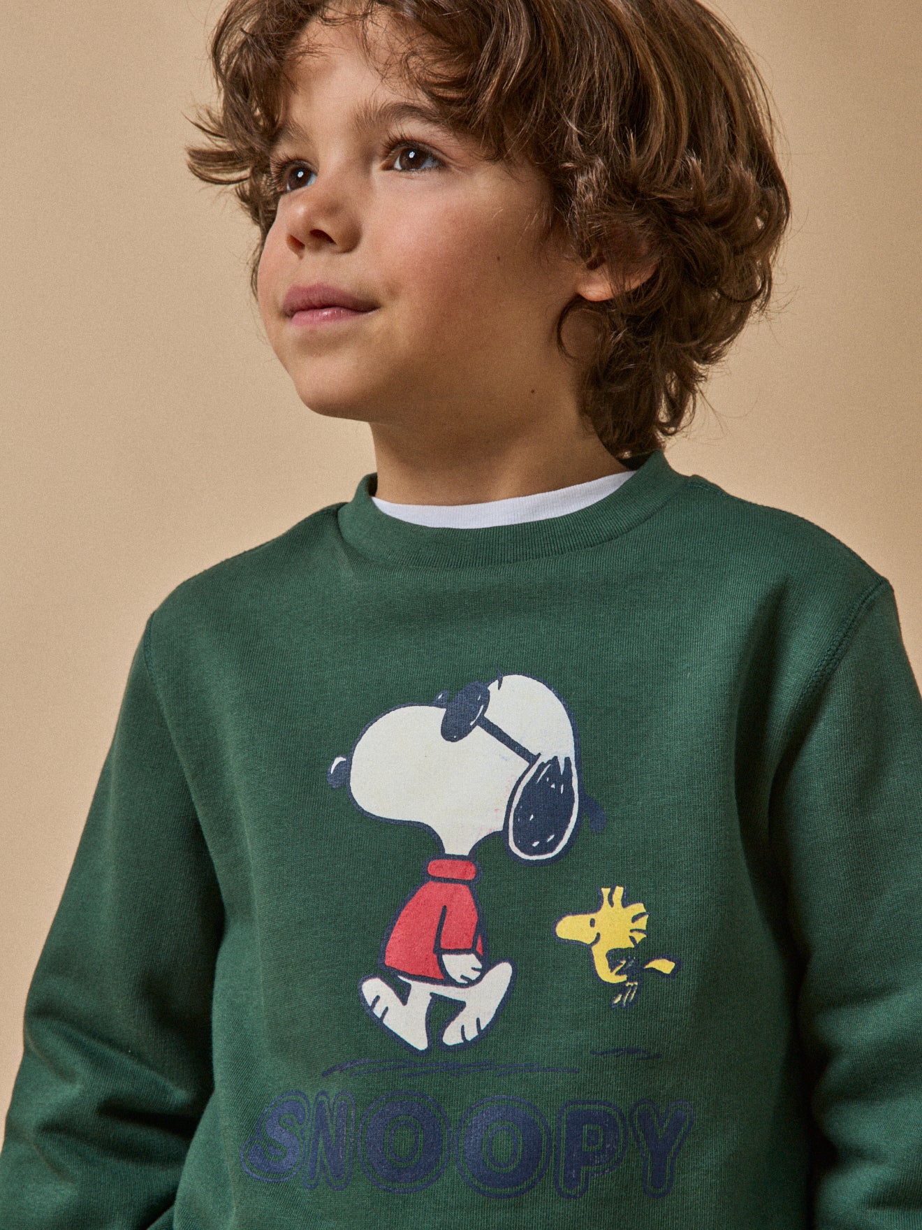 Kindersweater Cyrillus x PEANUTS(TM), Snoopy collectie