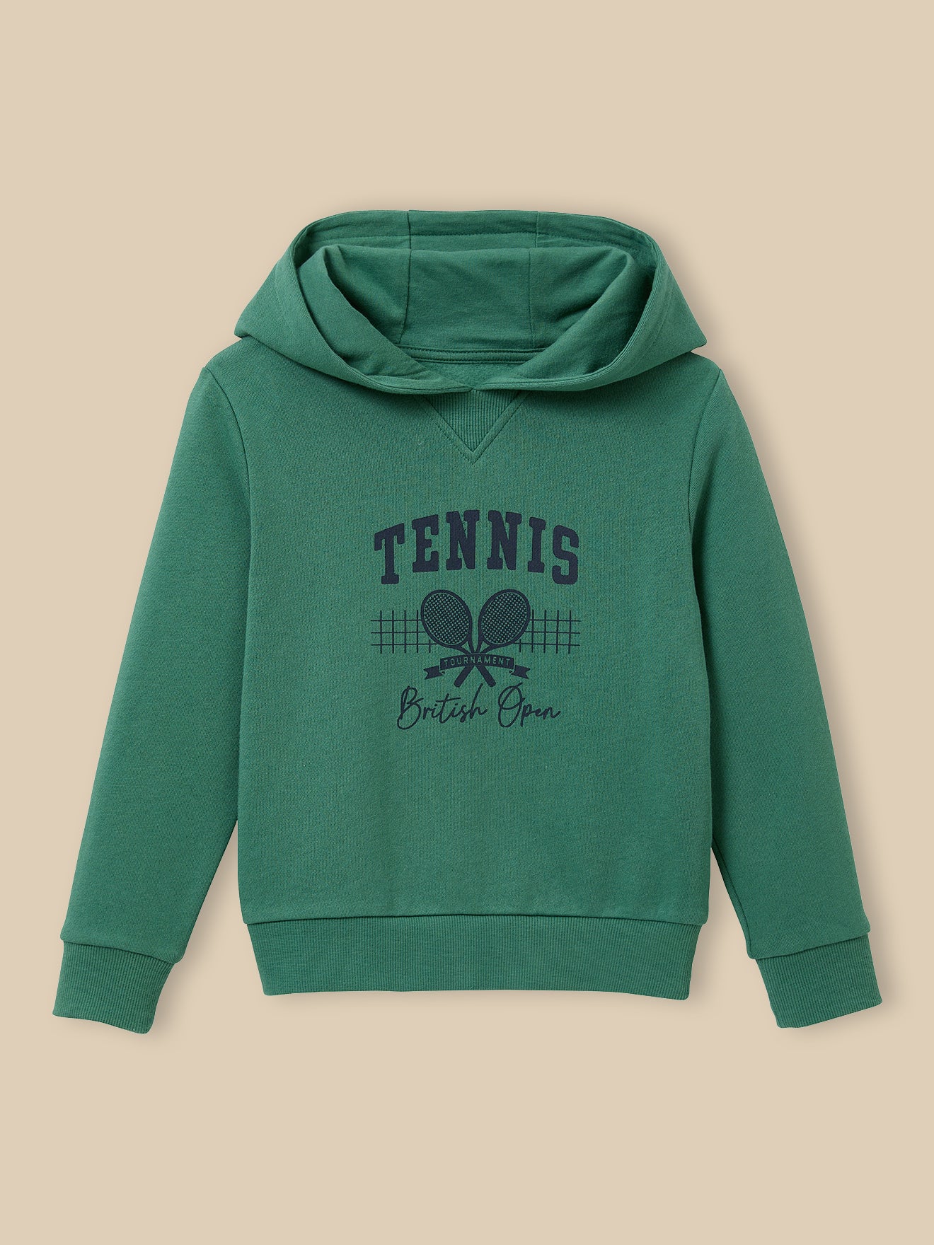 Jongenssweater met kap - Biokatoen