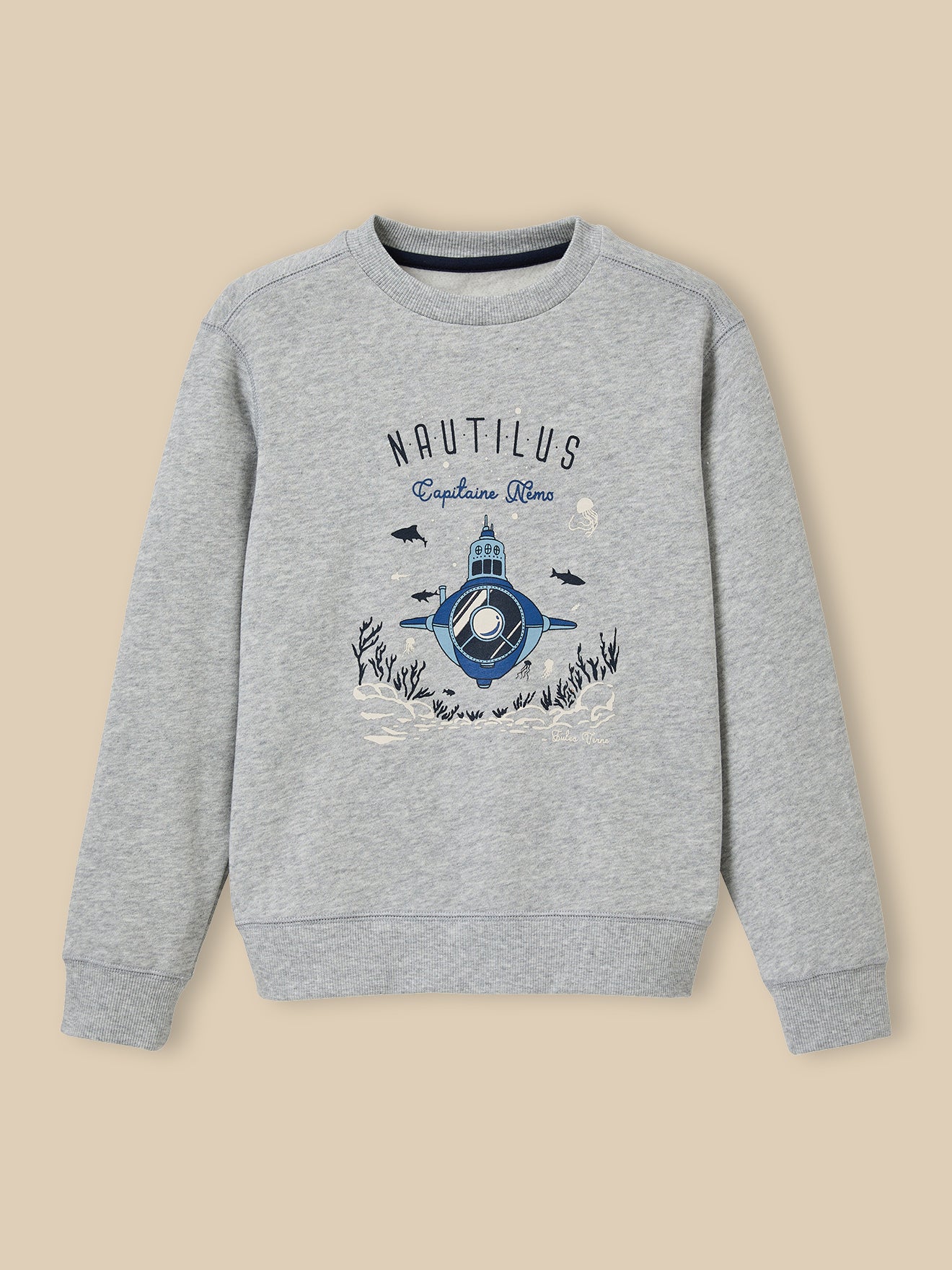 Kindersweater, collectie Jules Verne - Biologisch katoen