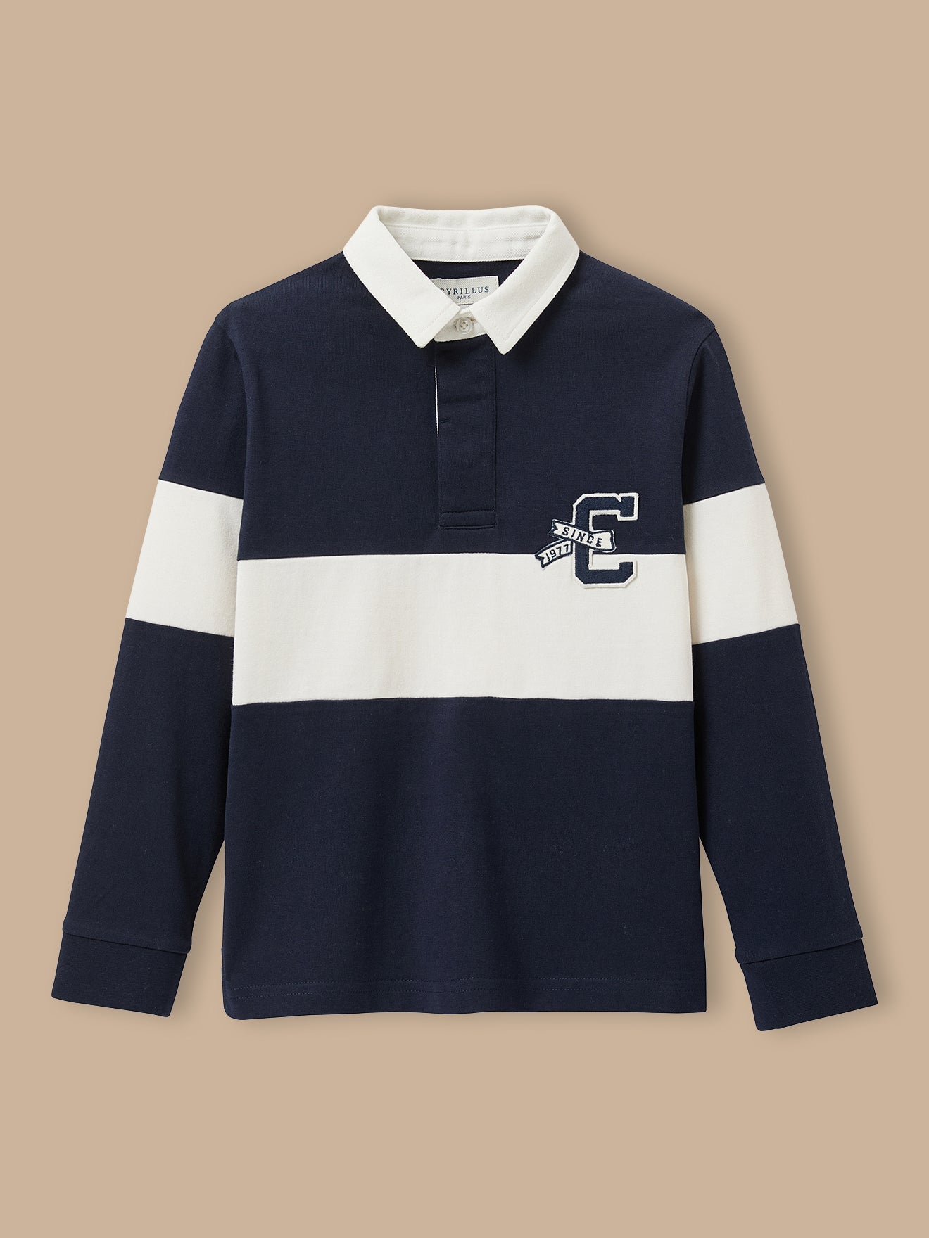 Polo rugby Colorblock Garçon