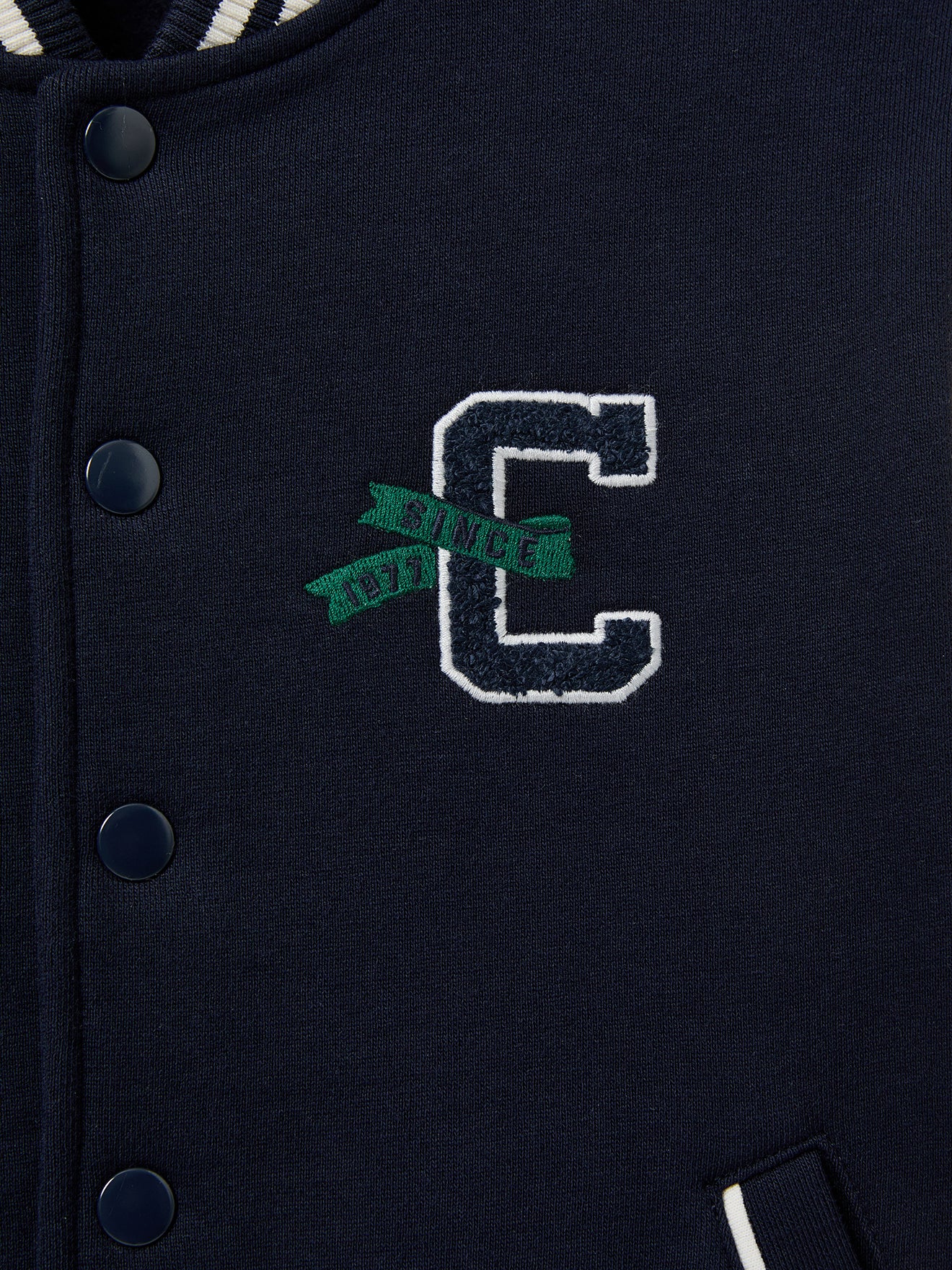 Blouson teddy brodé Garçon