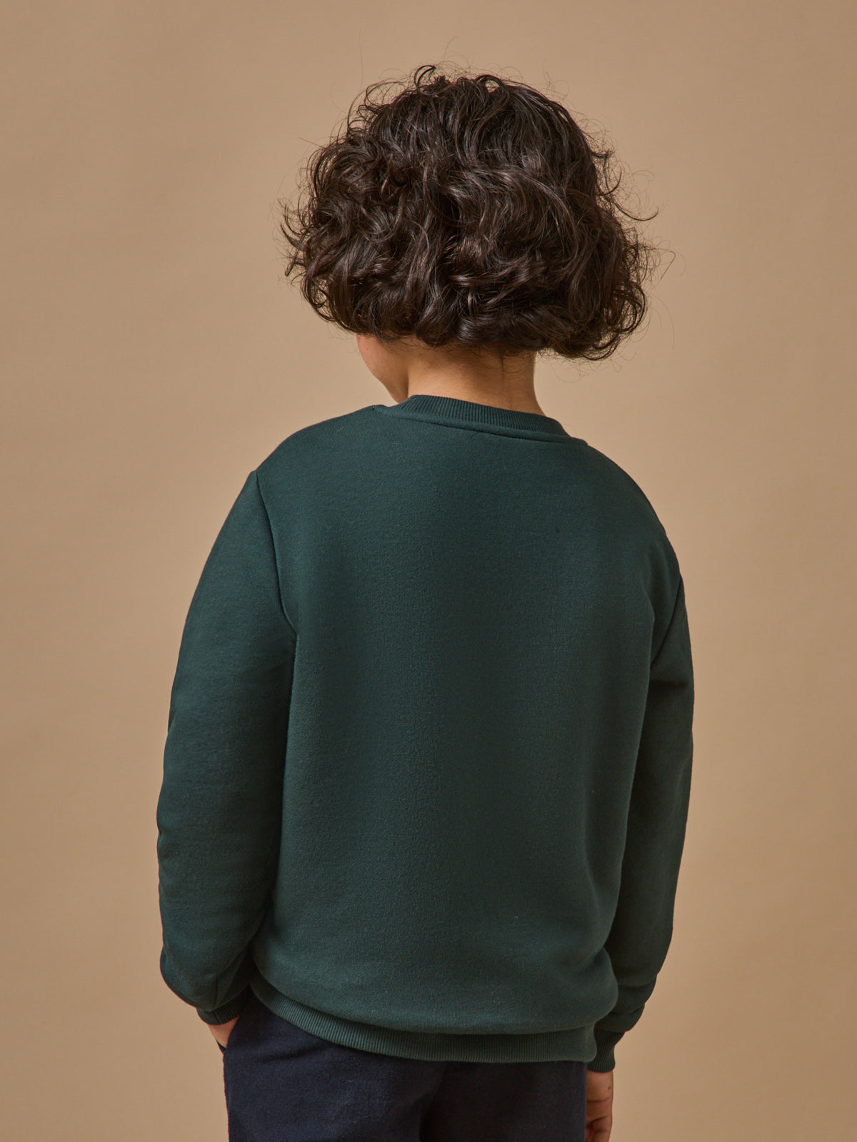 Sweat doublé sherpa Garçon