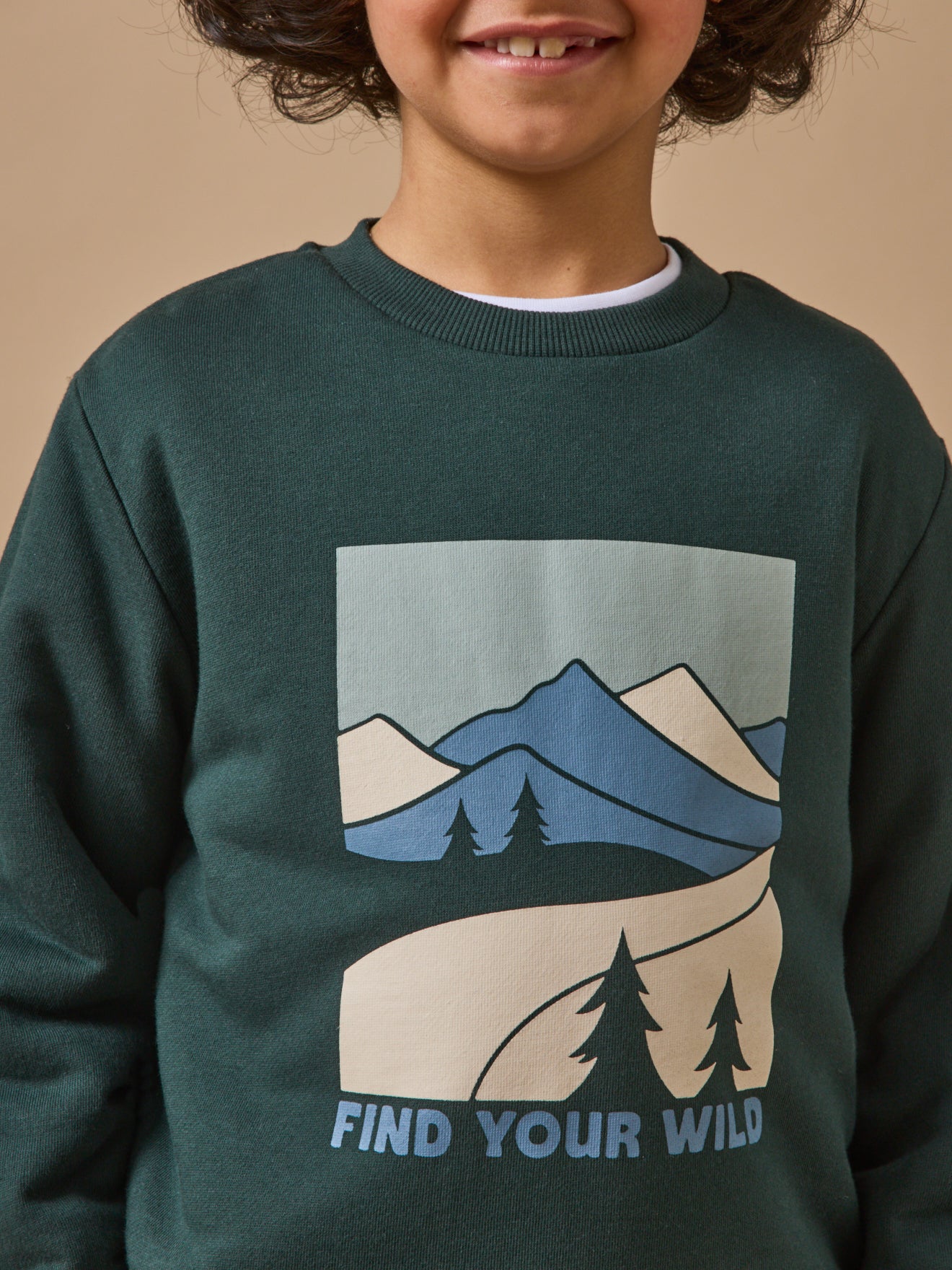 Sweat doublé sherpa Garçon