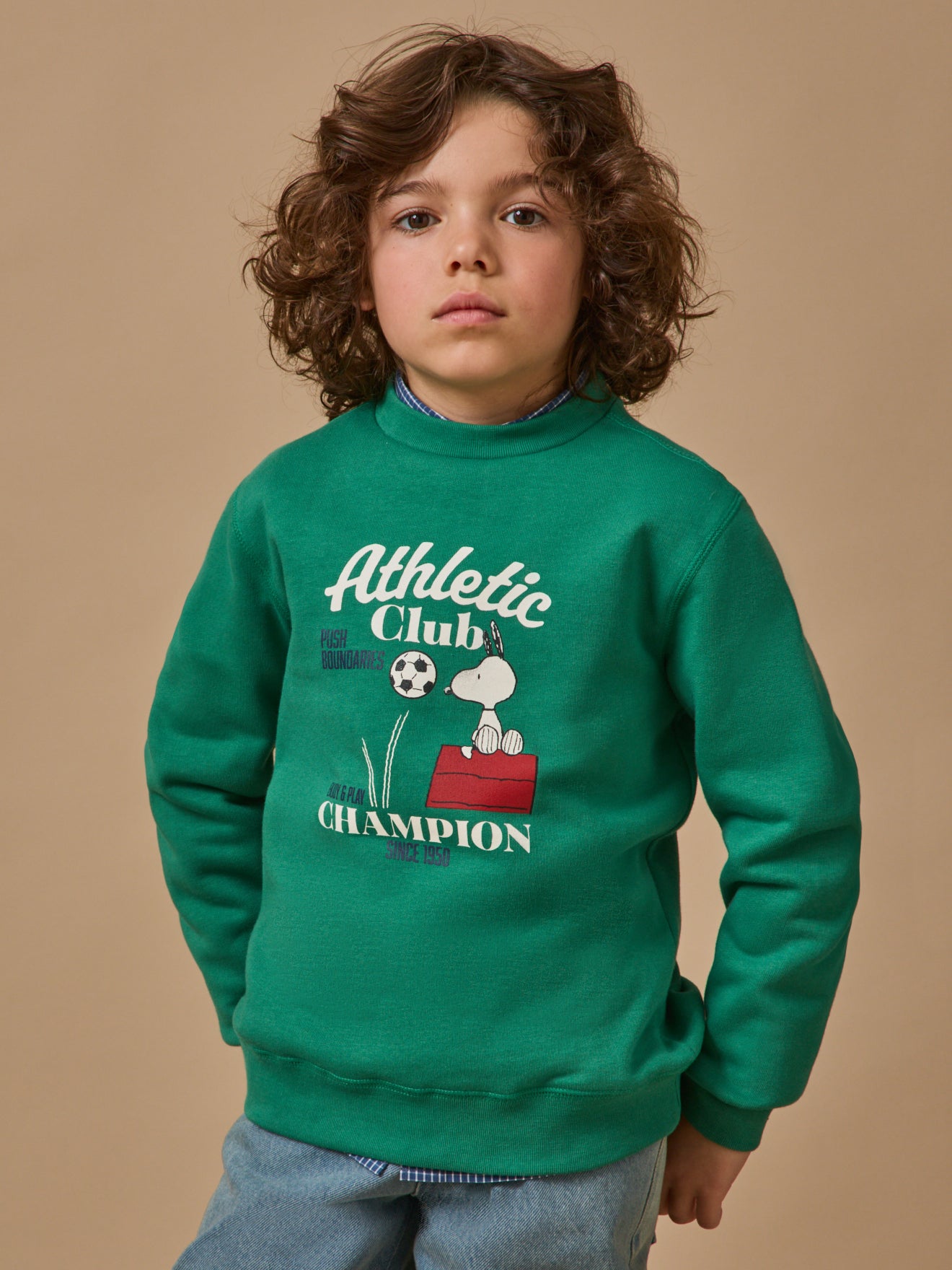 Kindersweater Cyrillus X Peanuts(TM) - Snoopy Collectie