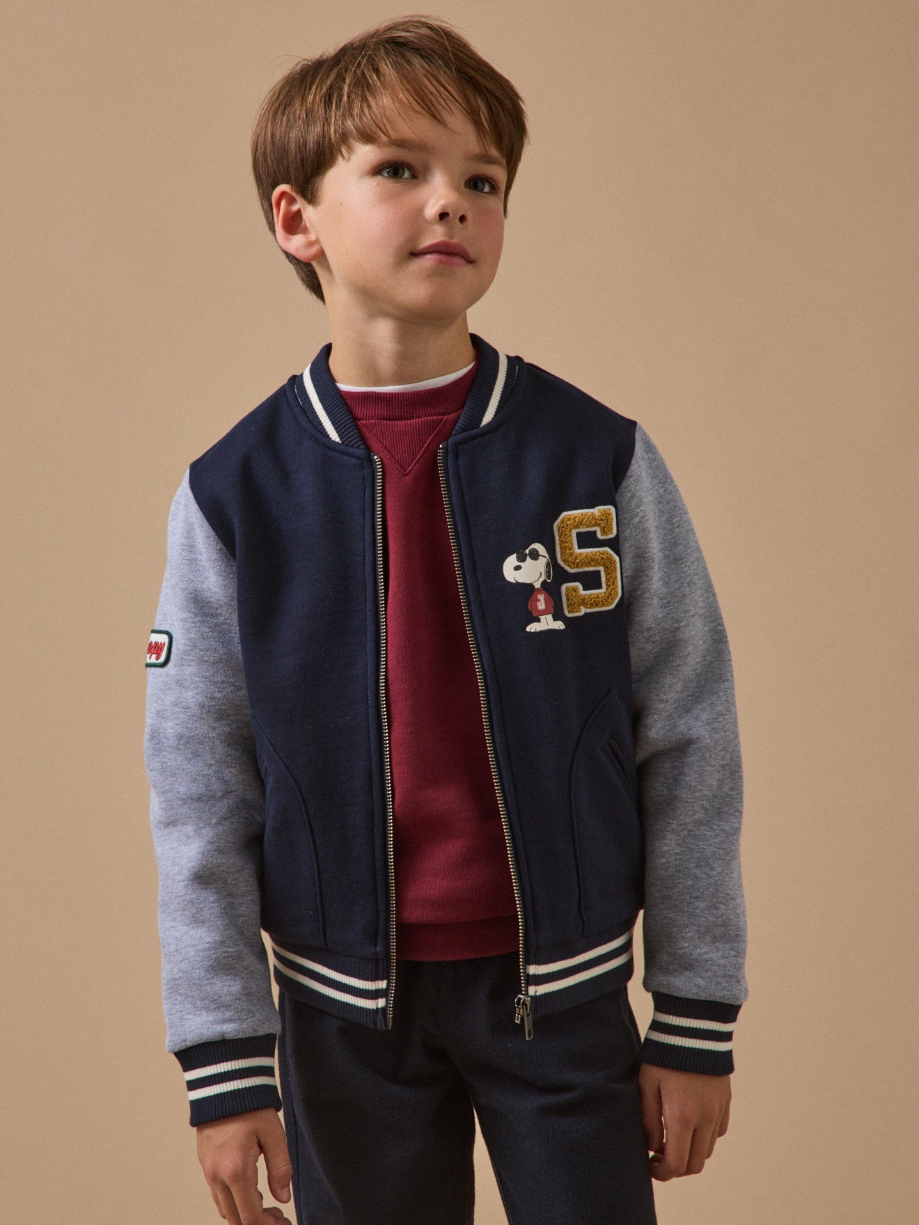 Kindersweater Cyrillus X PEANUTS™, Snoopy collectie